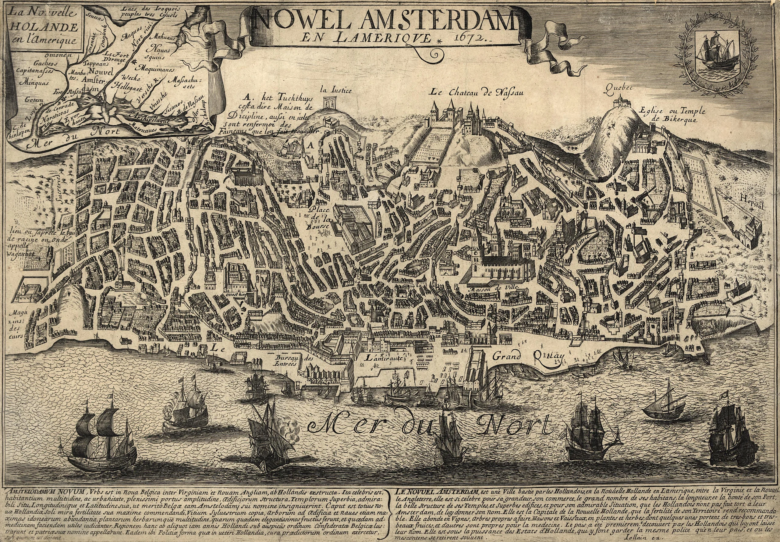 Nowel Amsterdam en Lameriqve : 1672