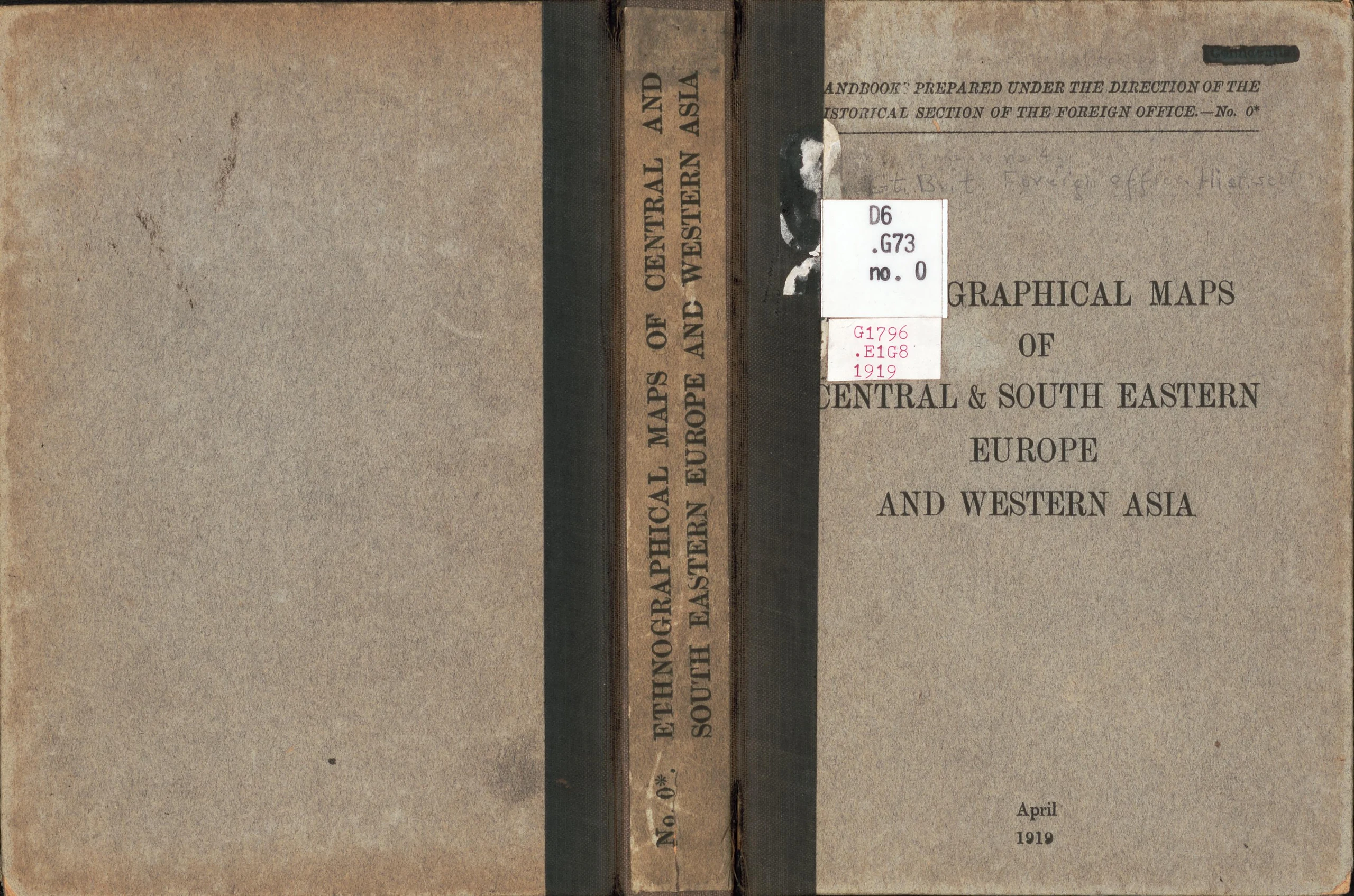 Ethnographical maps of Central & South Eastern Europe and Western Asia