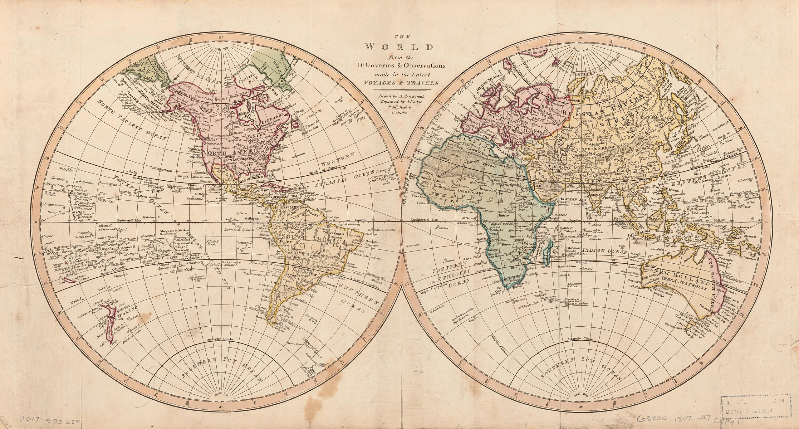 The world from the discoveries & observations made in the latest voyages & travels