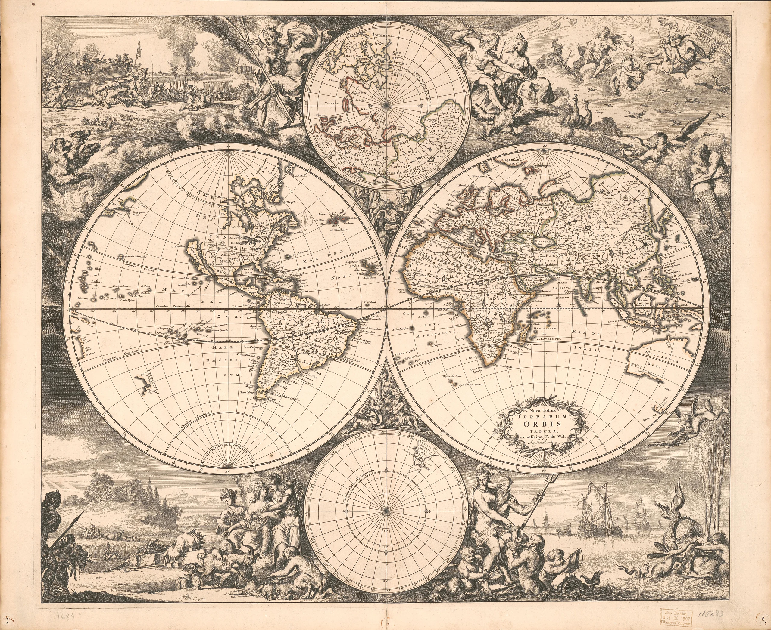 Nova totius terrarum orbis tabula