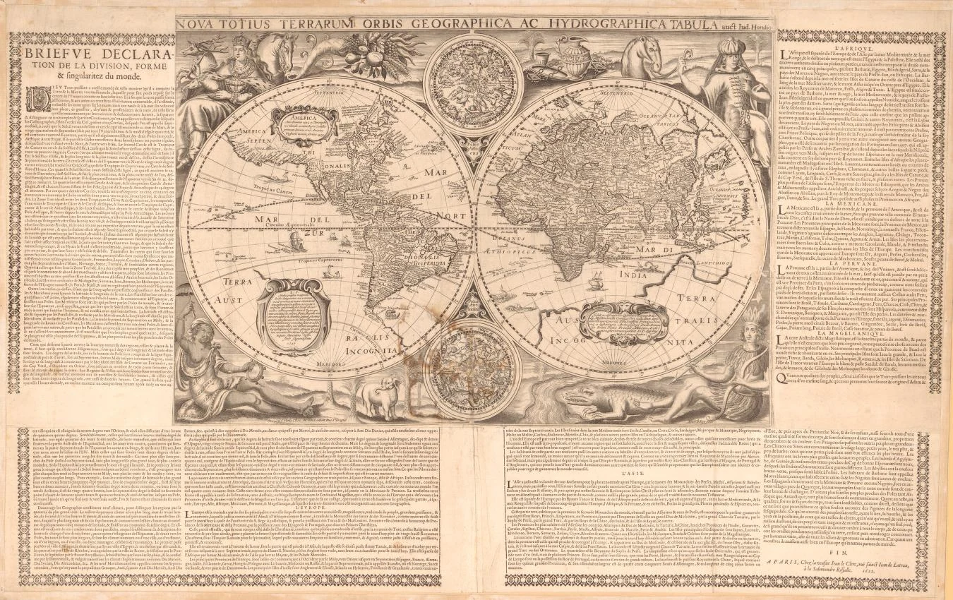 Nova totius terrarum orbis geographica ac hydrographica tabula