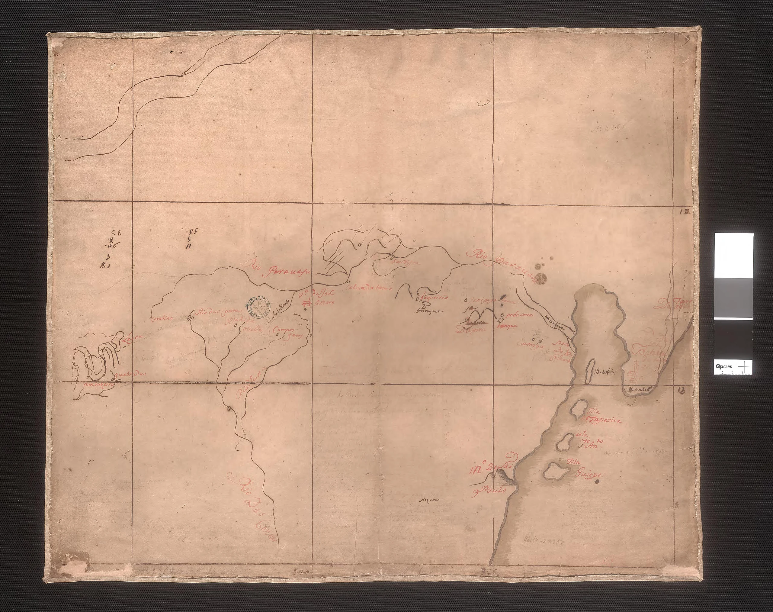 Map of Bahia.