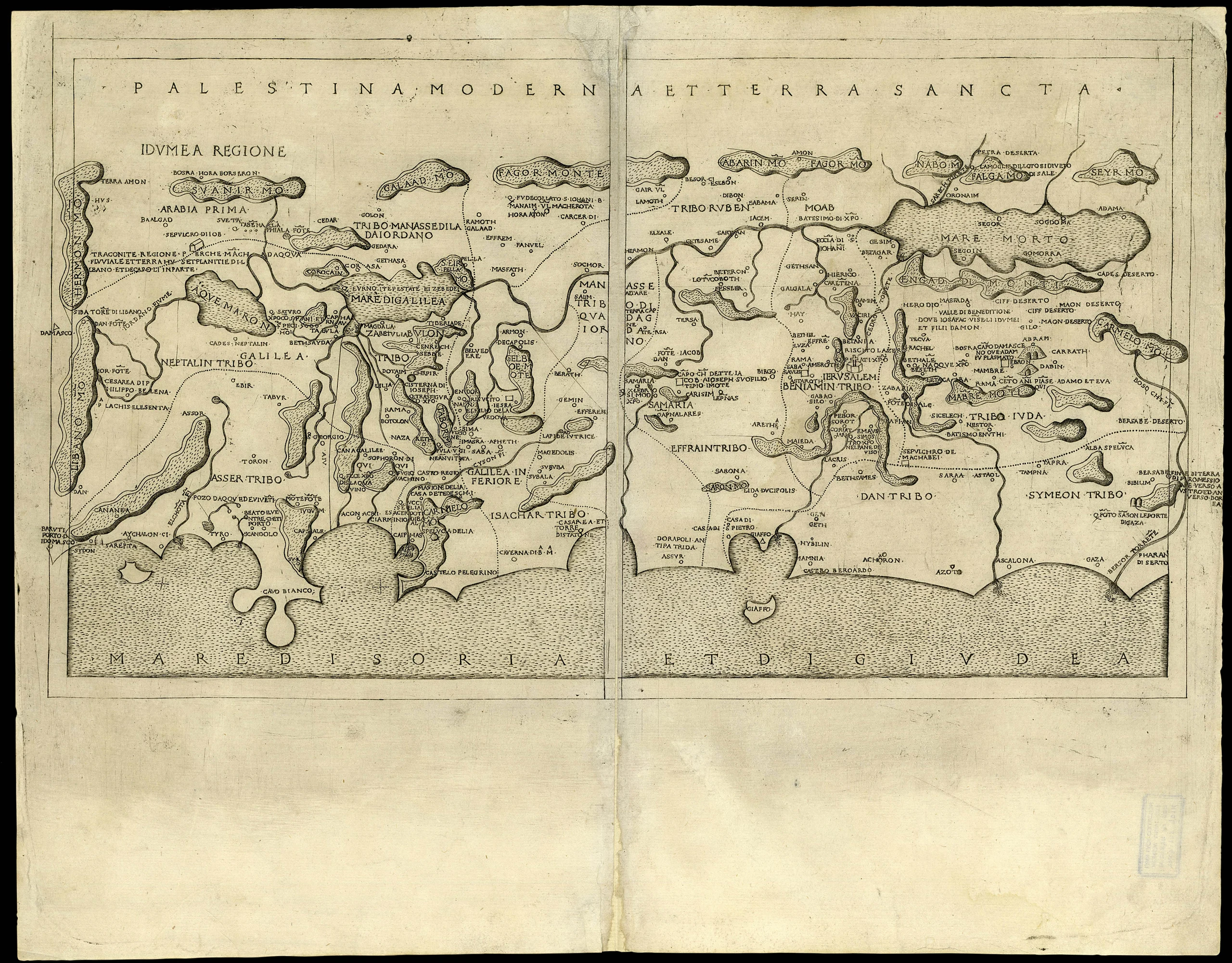 Present-Day Palestine and the Holy Land.