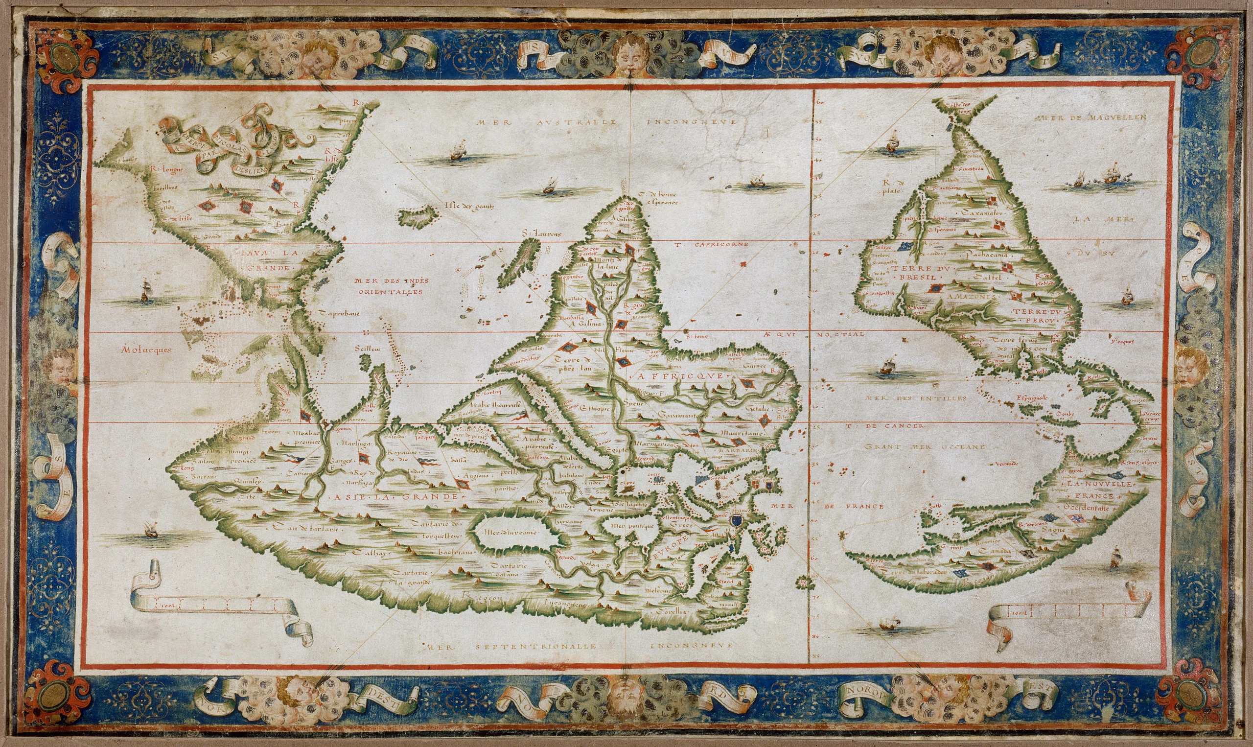 World Map, 1566.