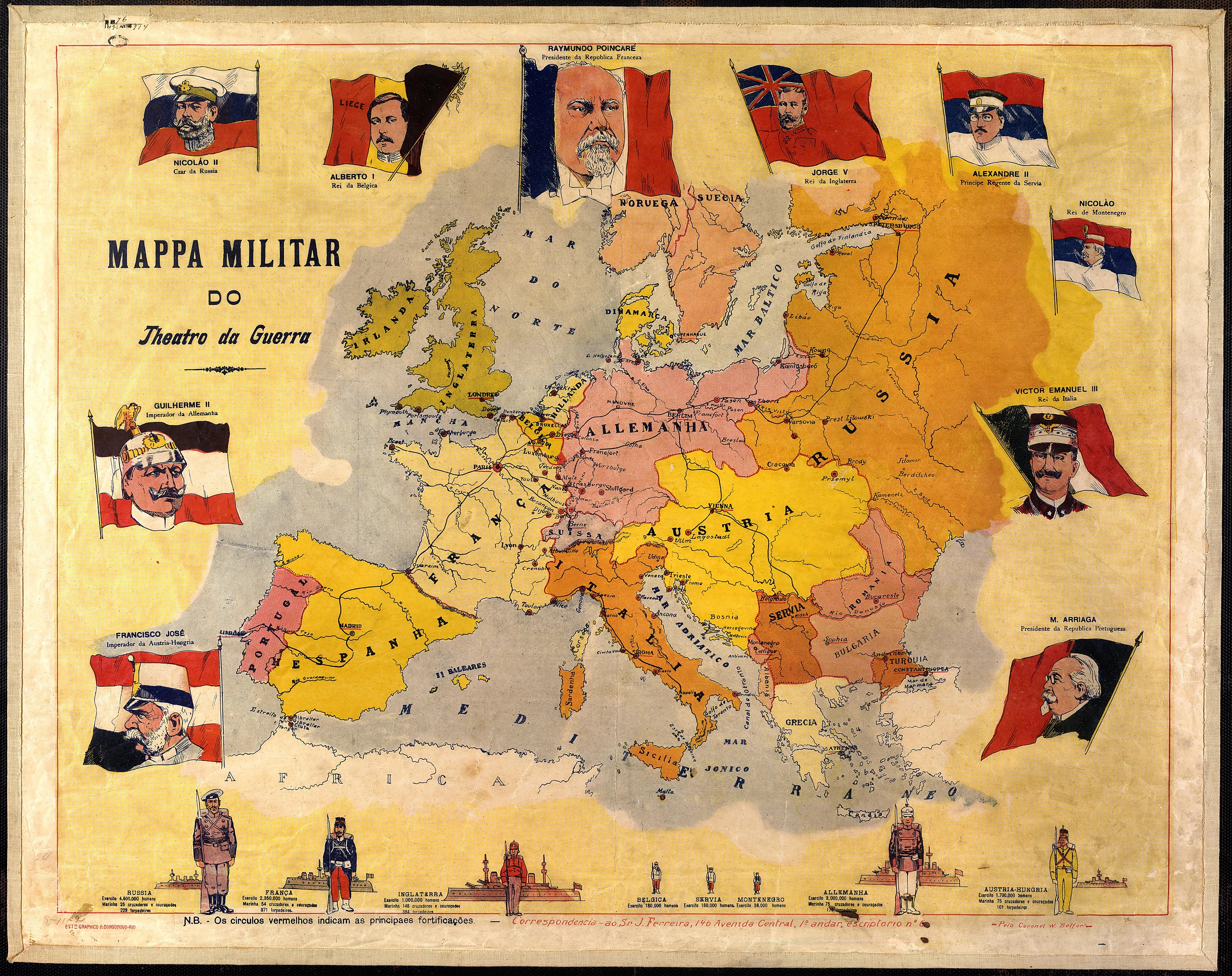 Military Map of the Theater of War.