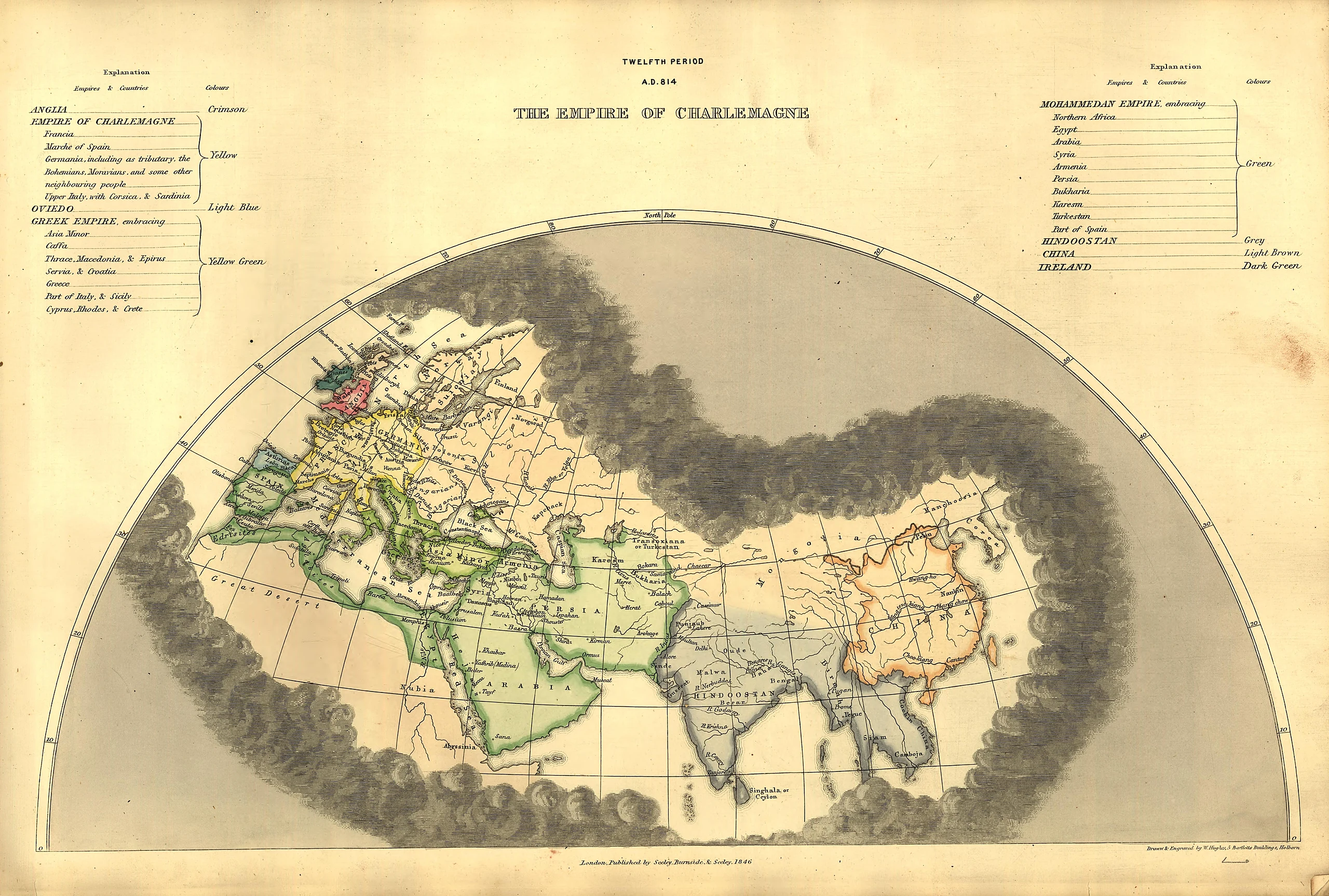 An historical atlas, in a series of maps of the world as known at different periods, constructed upon an uniform scale,
