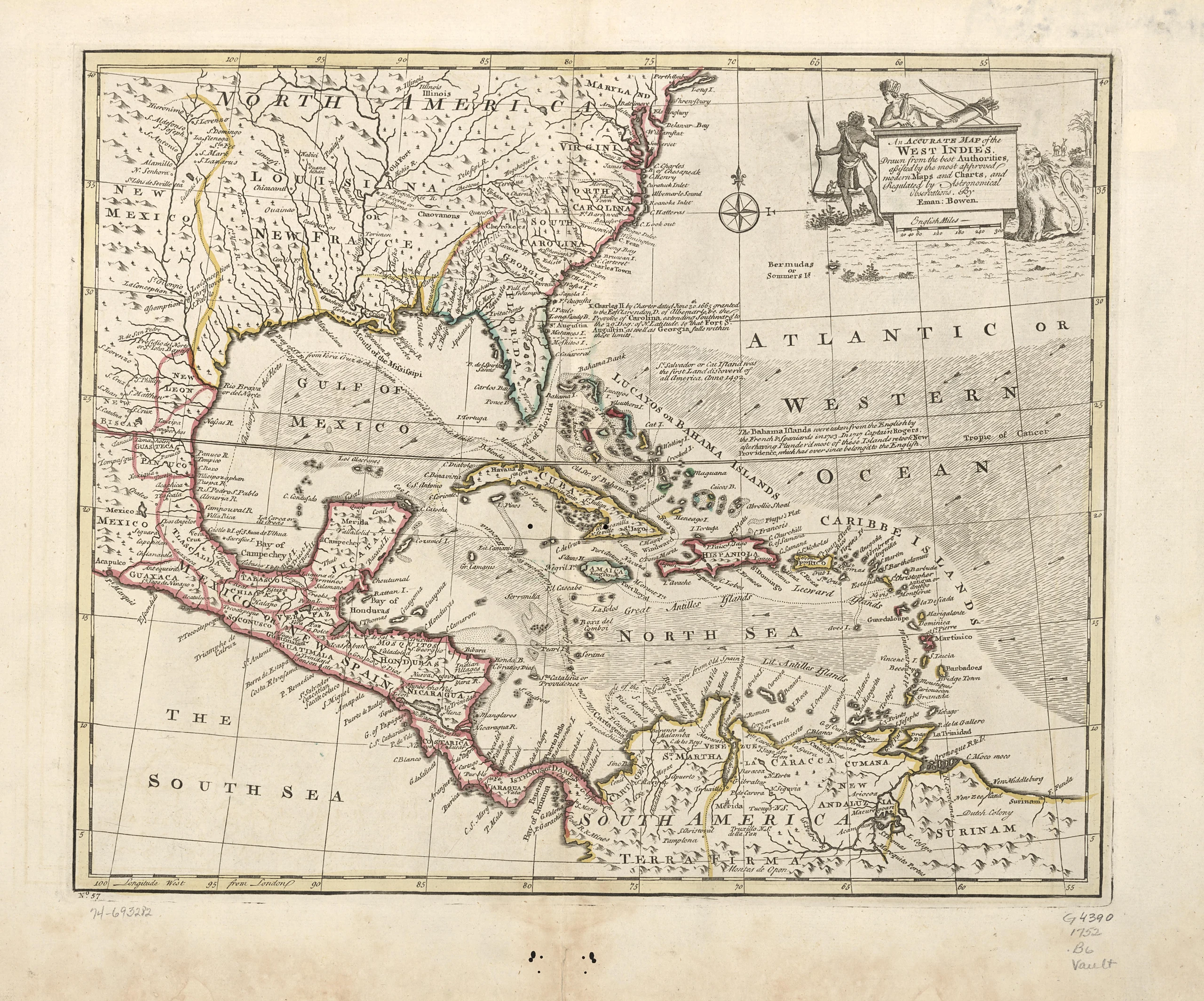 An accurate map of the West Indies. Drawn from the best authorities, assisted by the most approved modern maps and chart