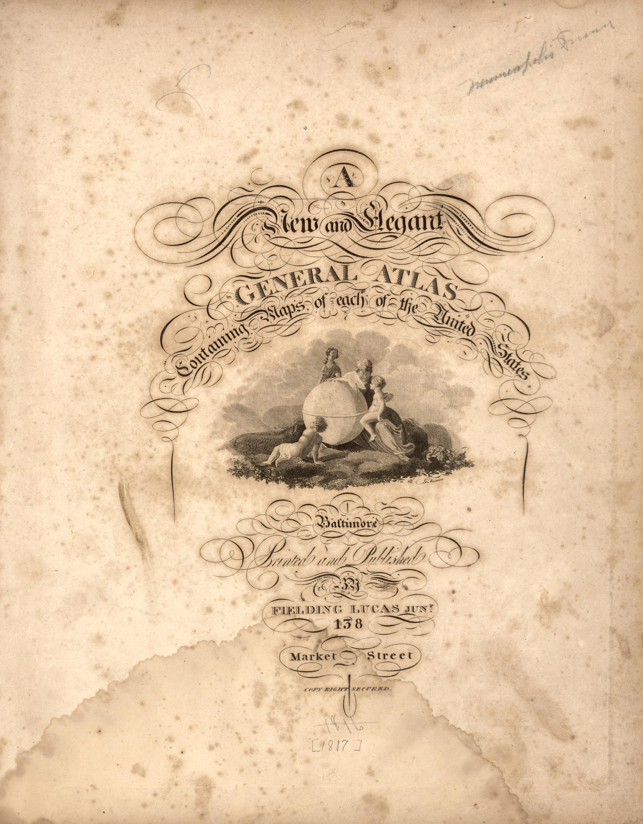 A new and elegant general atlas, containing maps of each of the United States