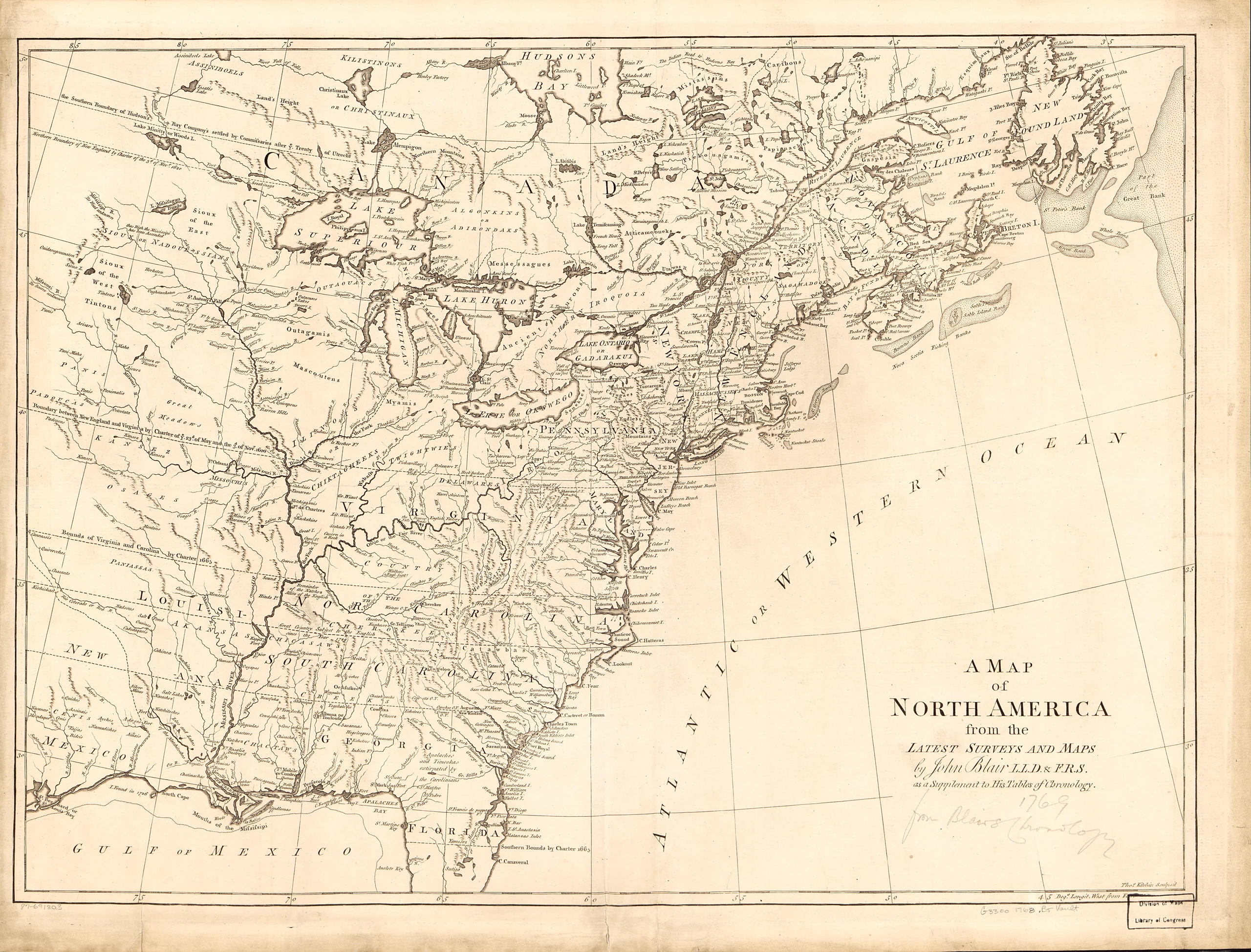 A map of North America : from the latest surveys and maps