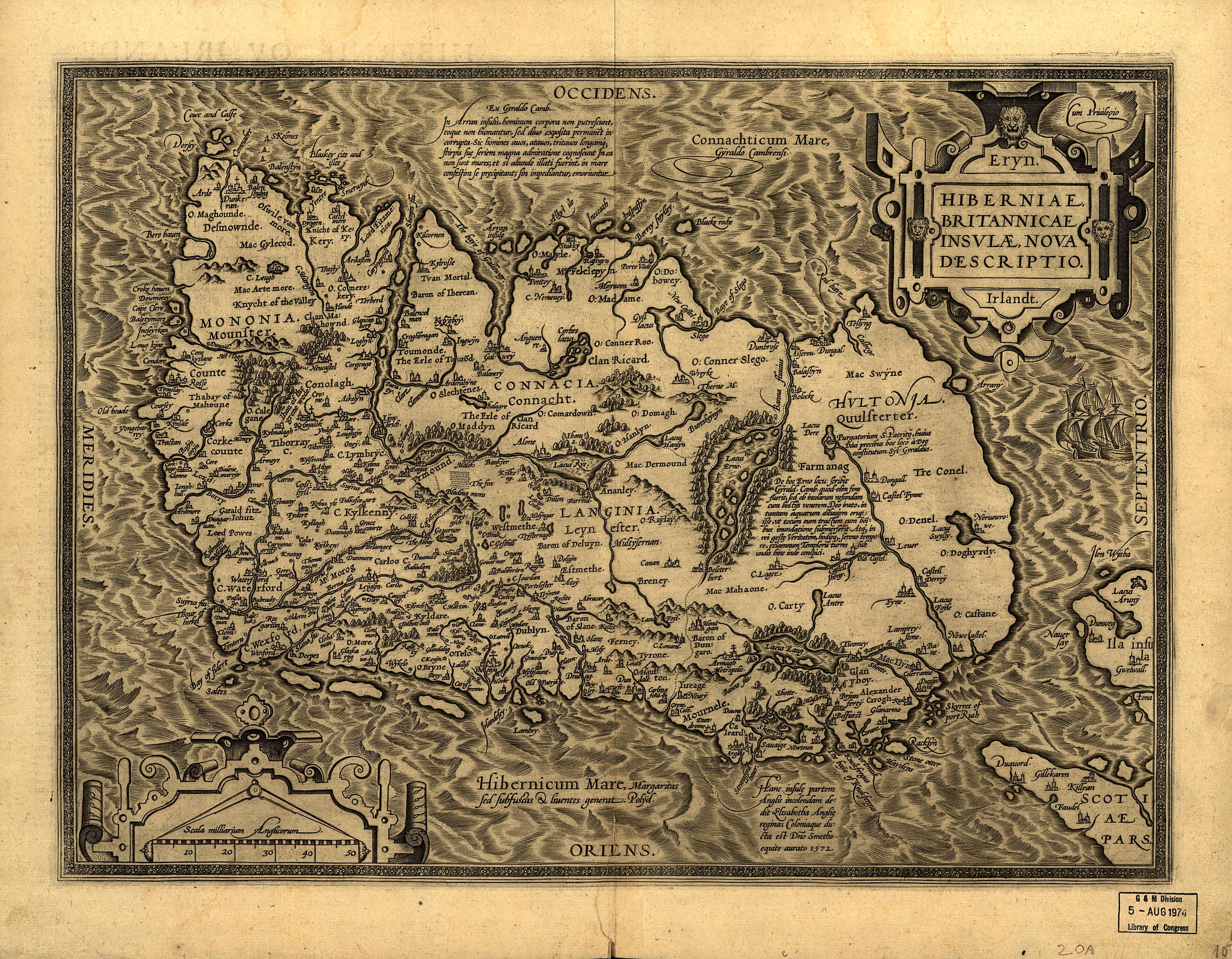 Hiberniae, Britannicae Insvlae nova descripto