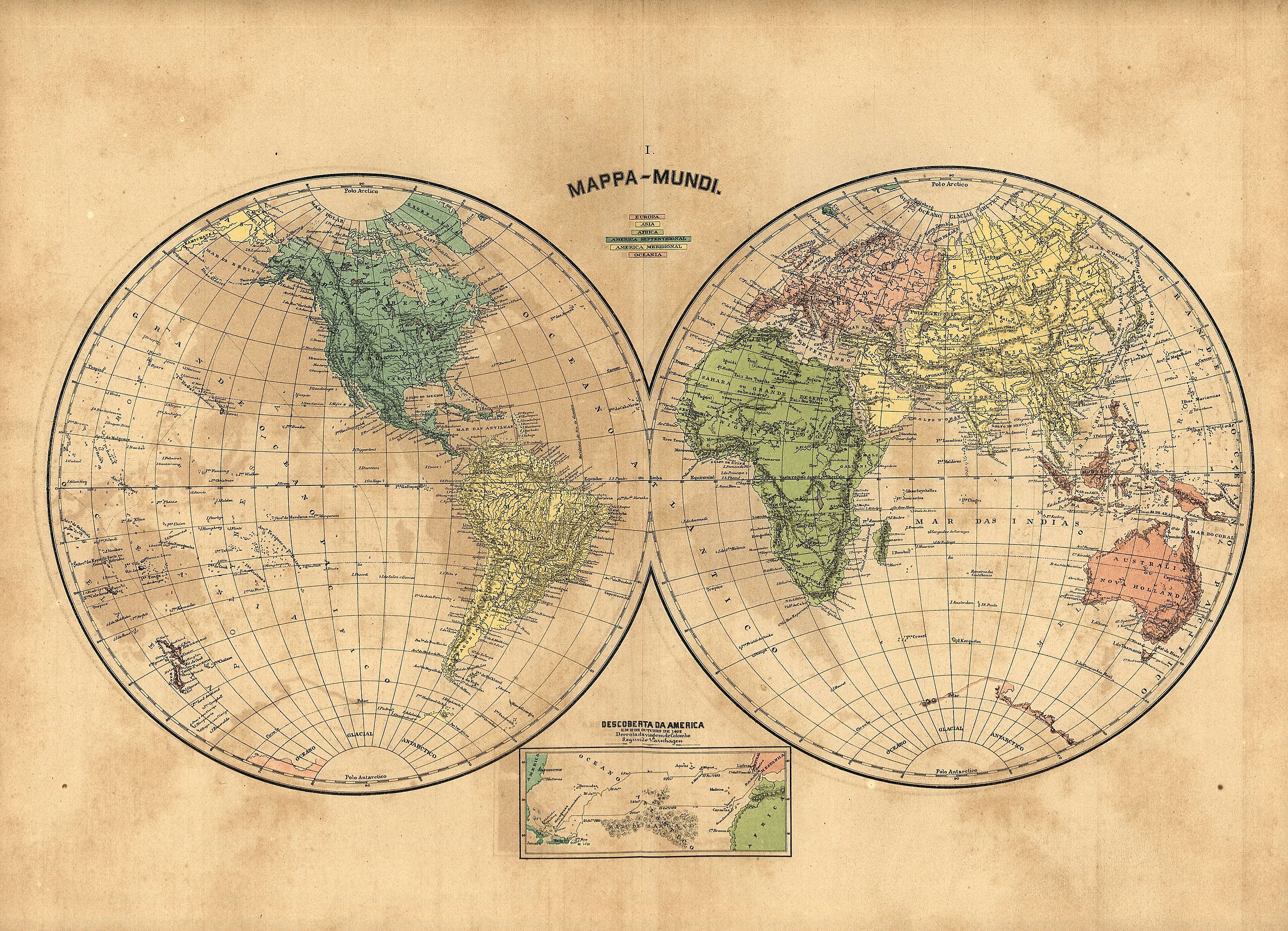 Atlas do imperio do Brazil - comprehendendo as respectivas divisões administrativas, ecclesiasticas, eleitoraes e judici