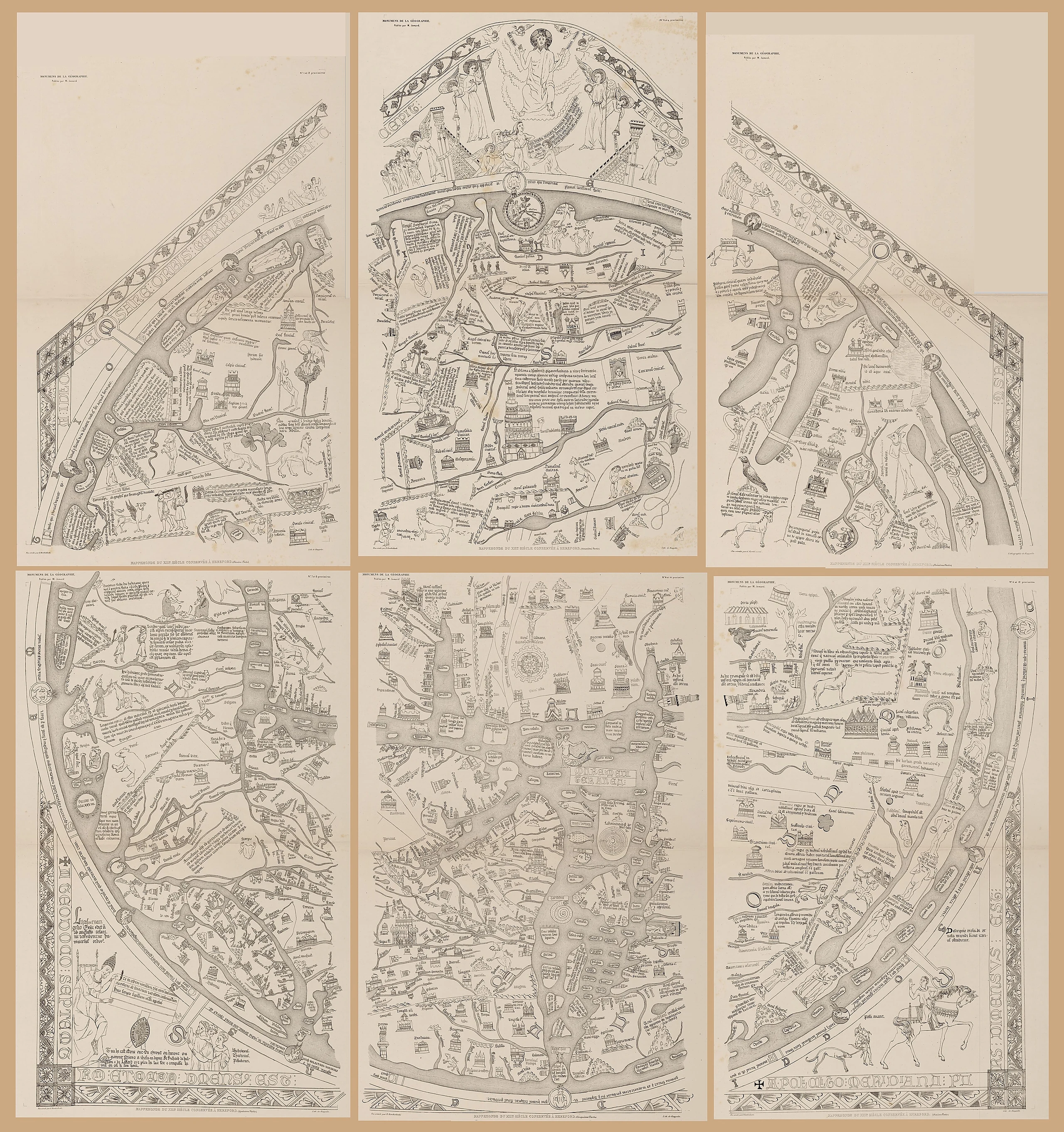 Jomard Monuments Hereford Mappa Mundi