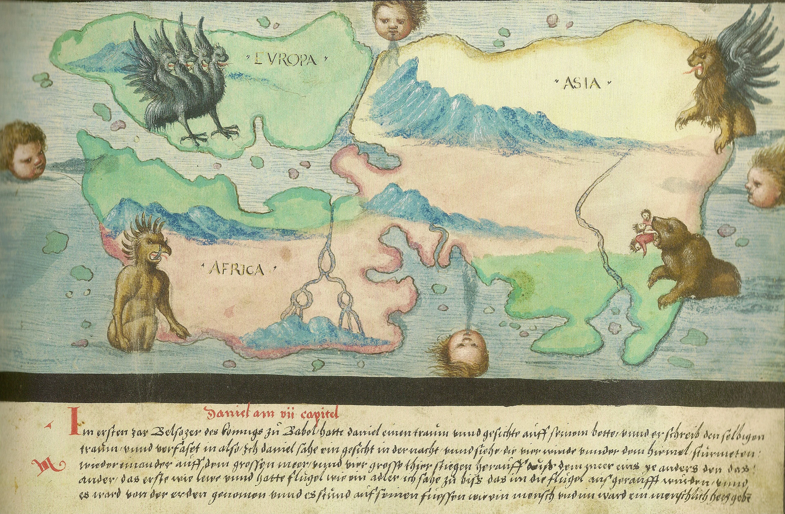 Augsburger Wunderzeichenbuch — Folio 12? „Vision Daniels“