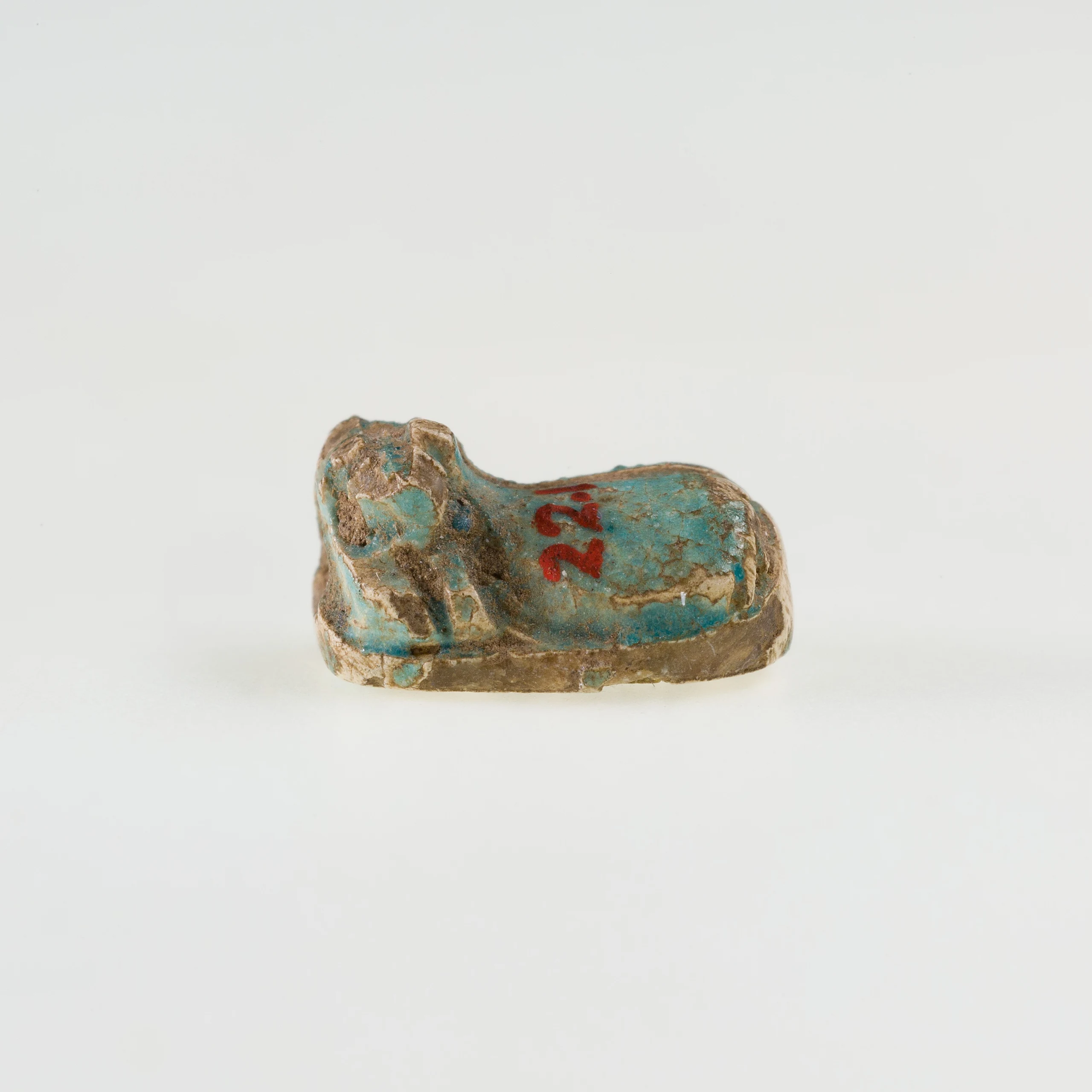 Animal-shaped Amulet Inscribed with a Blessing Related to Re