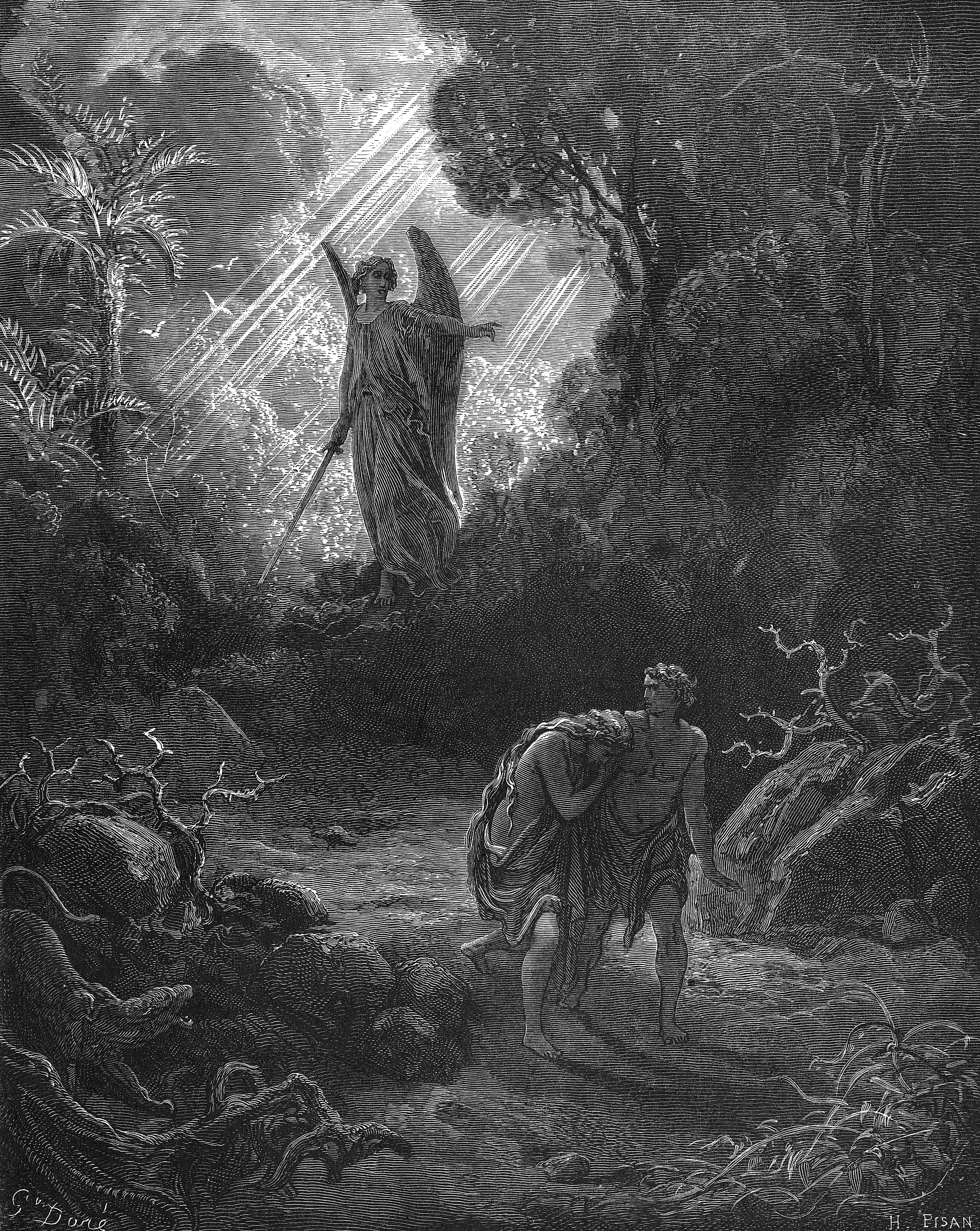 Adam and Eve Driven out of Eden (89392756)