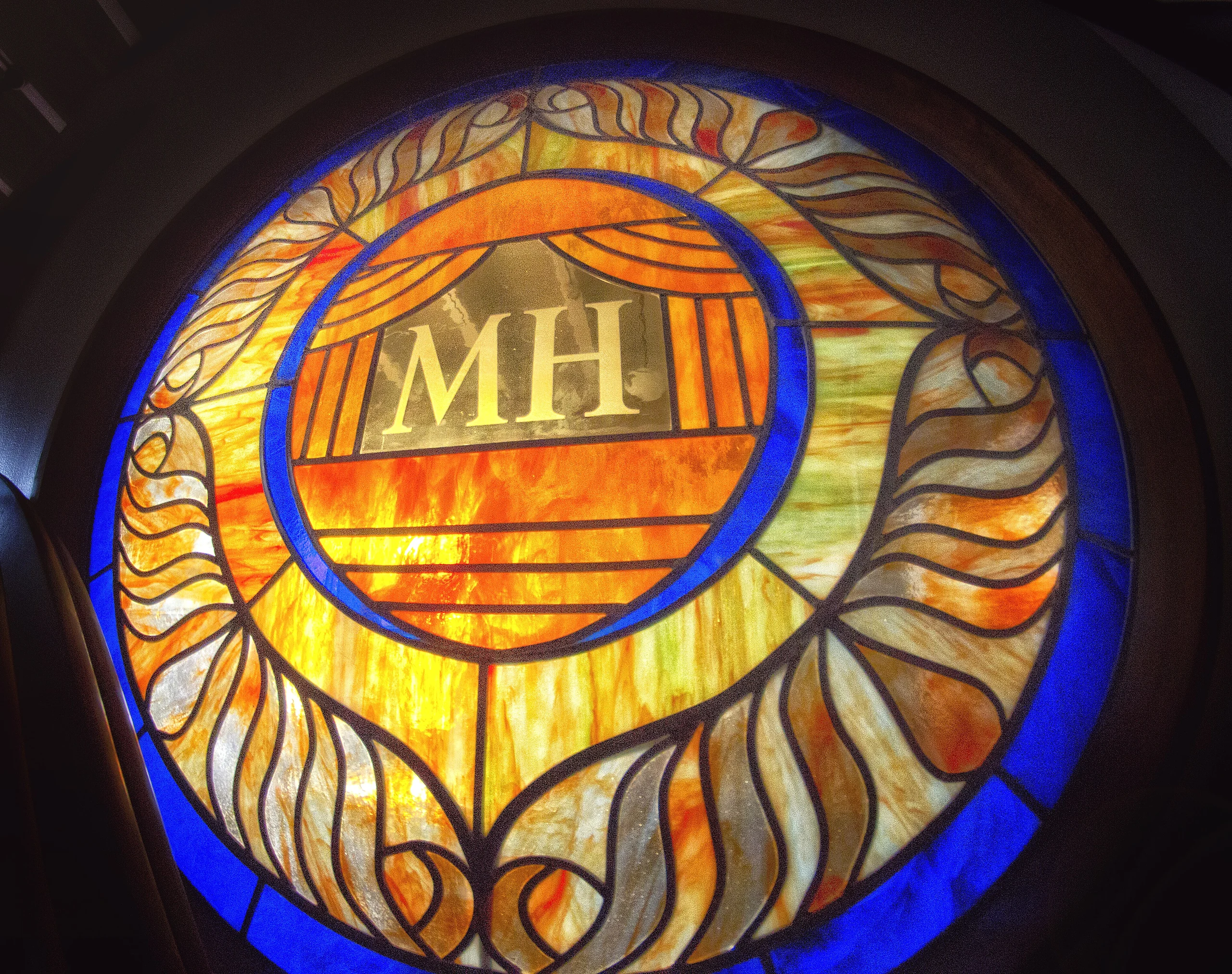 Dayton Ohio Memorial Hall Stained Glass