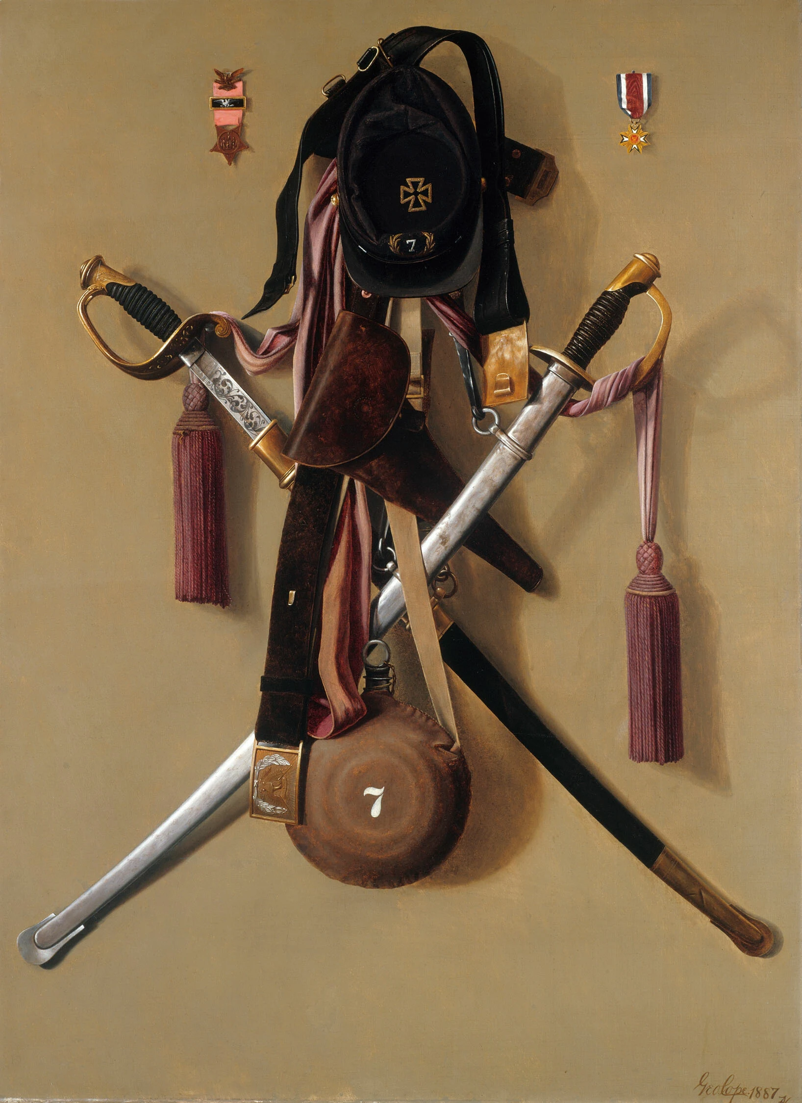Civil War Regalia of Major Levi Gheen McCauley