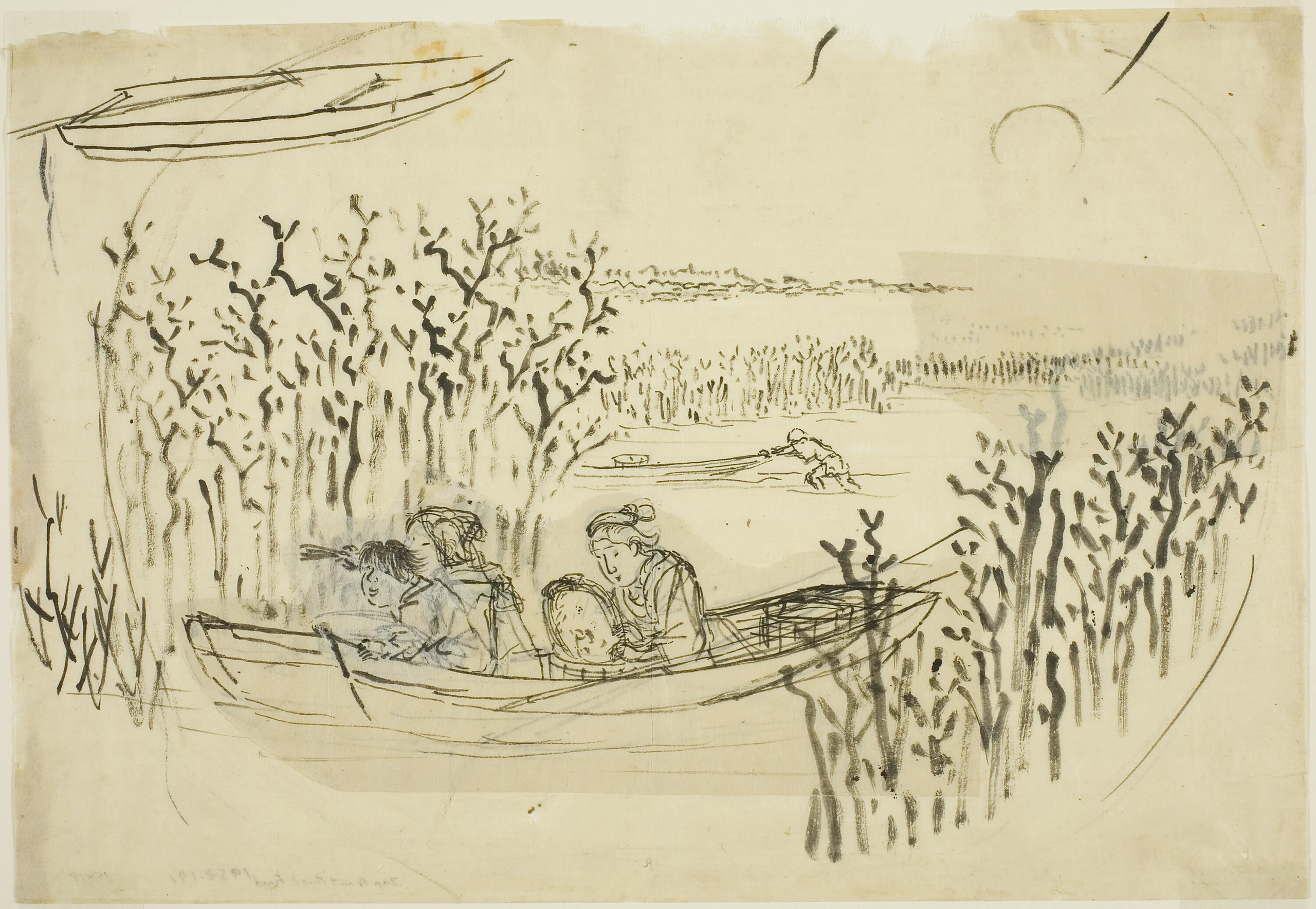 Gathering Seaweed at Omori
