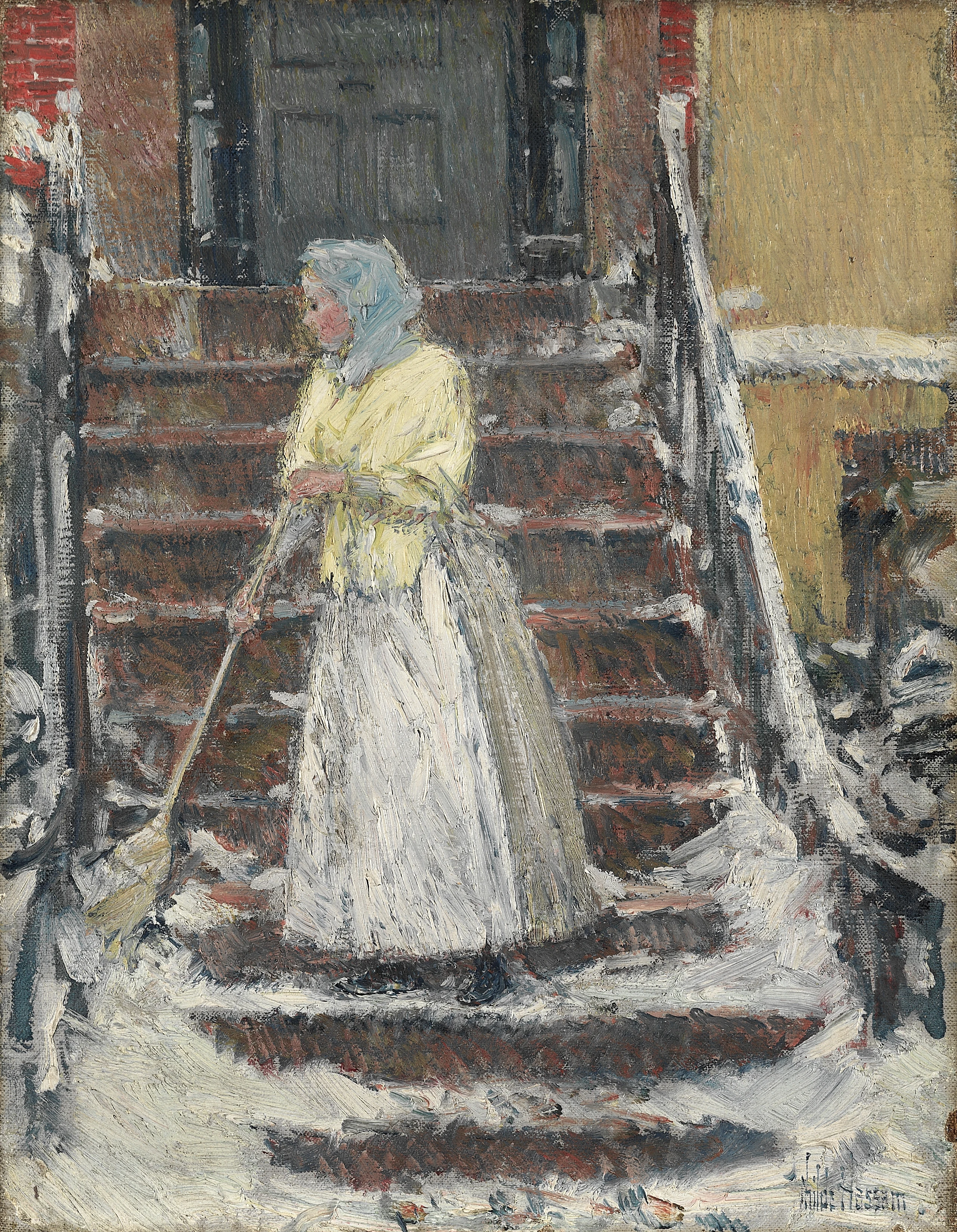Sweeping Snow