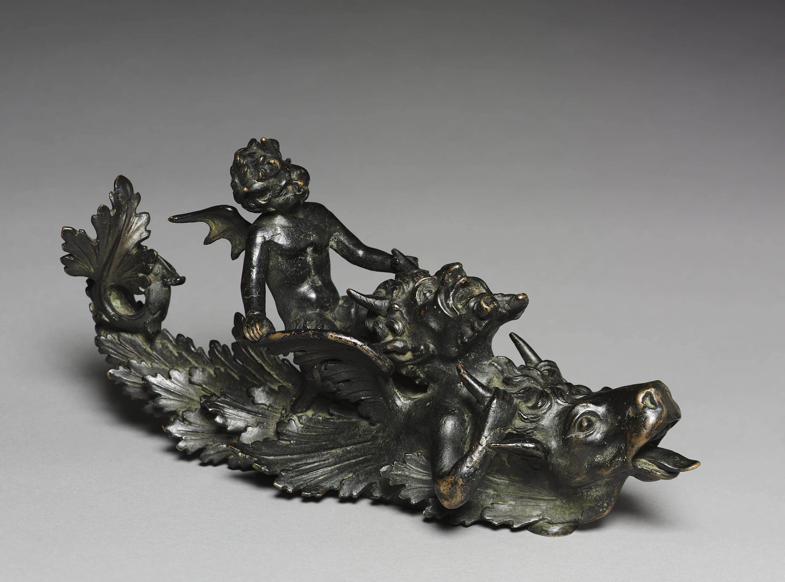 Doorknocker with a Satyr Pulling an Ox's Horns