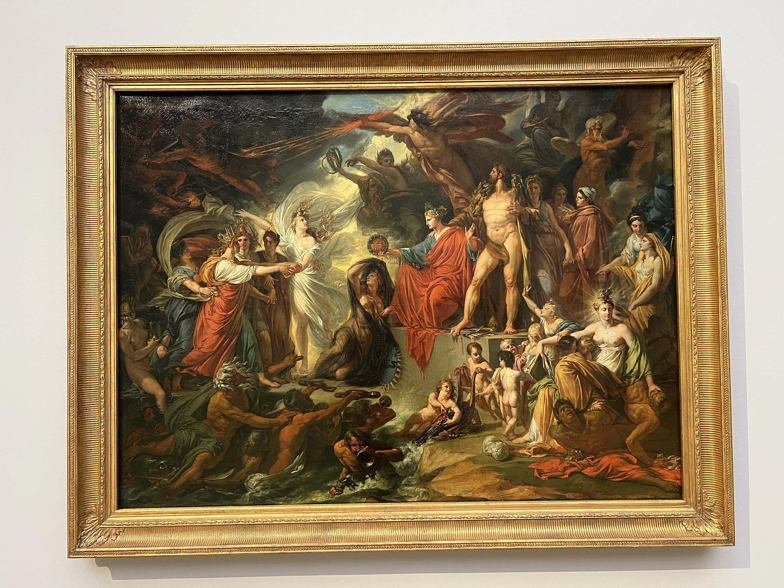 "Le triomphe de la civilisation" de Jacques Réattu (1760-1833) (Kunsthalle de Hambourg)