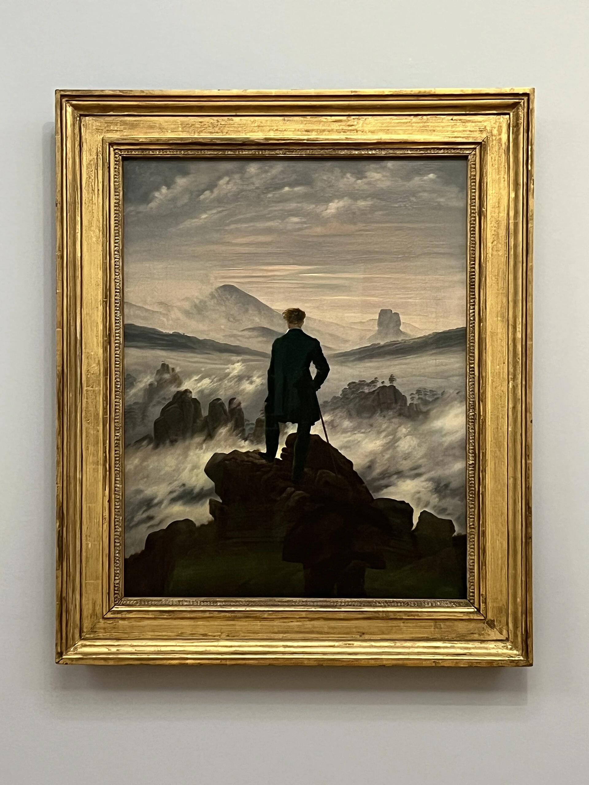 "Le Voyageur contemplant une mer de nuages", de Caspar David Friedrich (1774-1840)