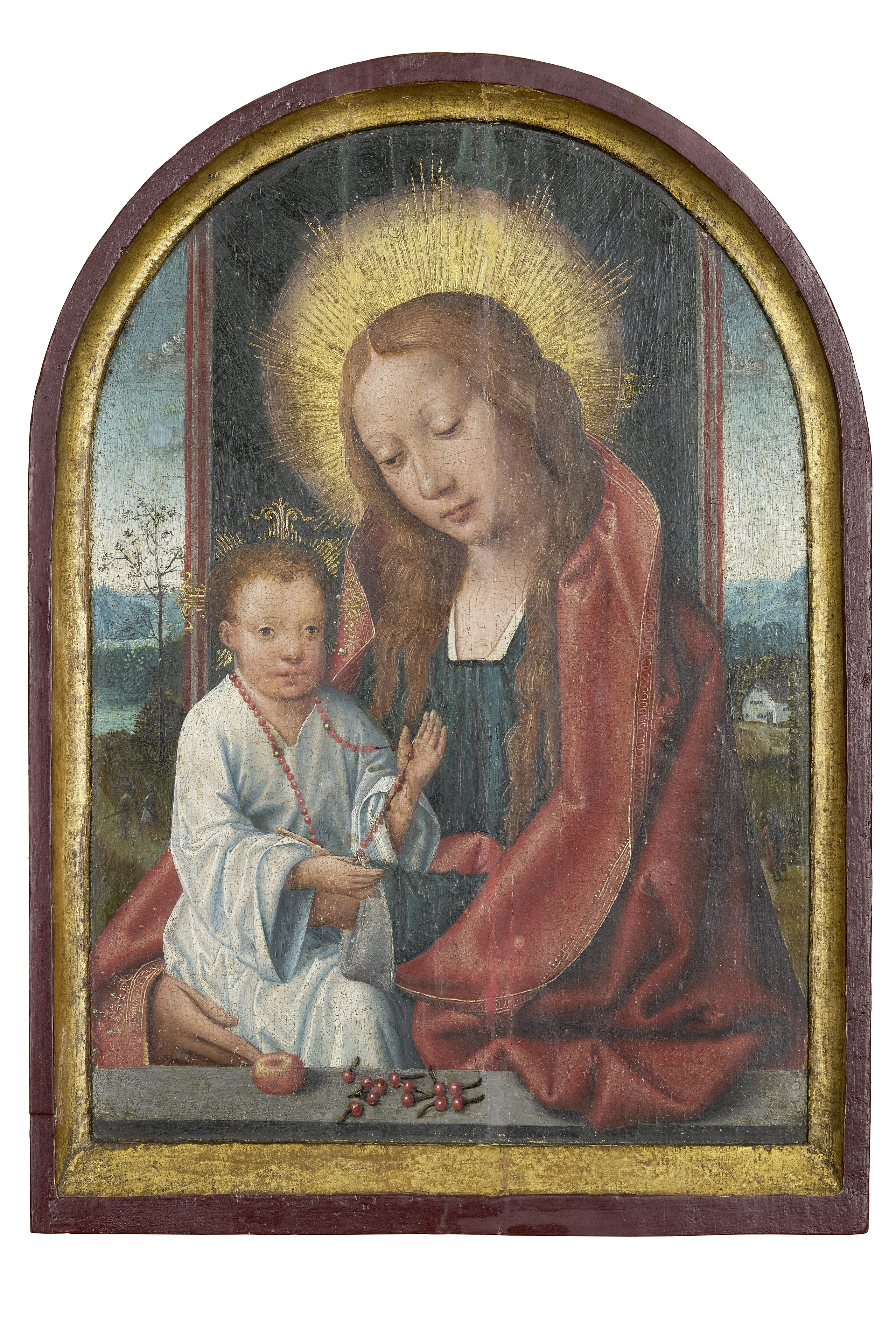 Maria an der Fensterbank