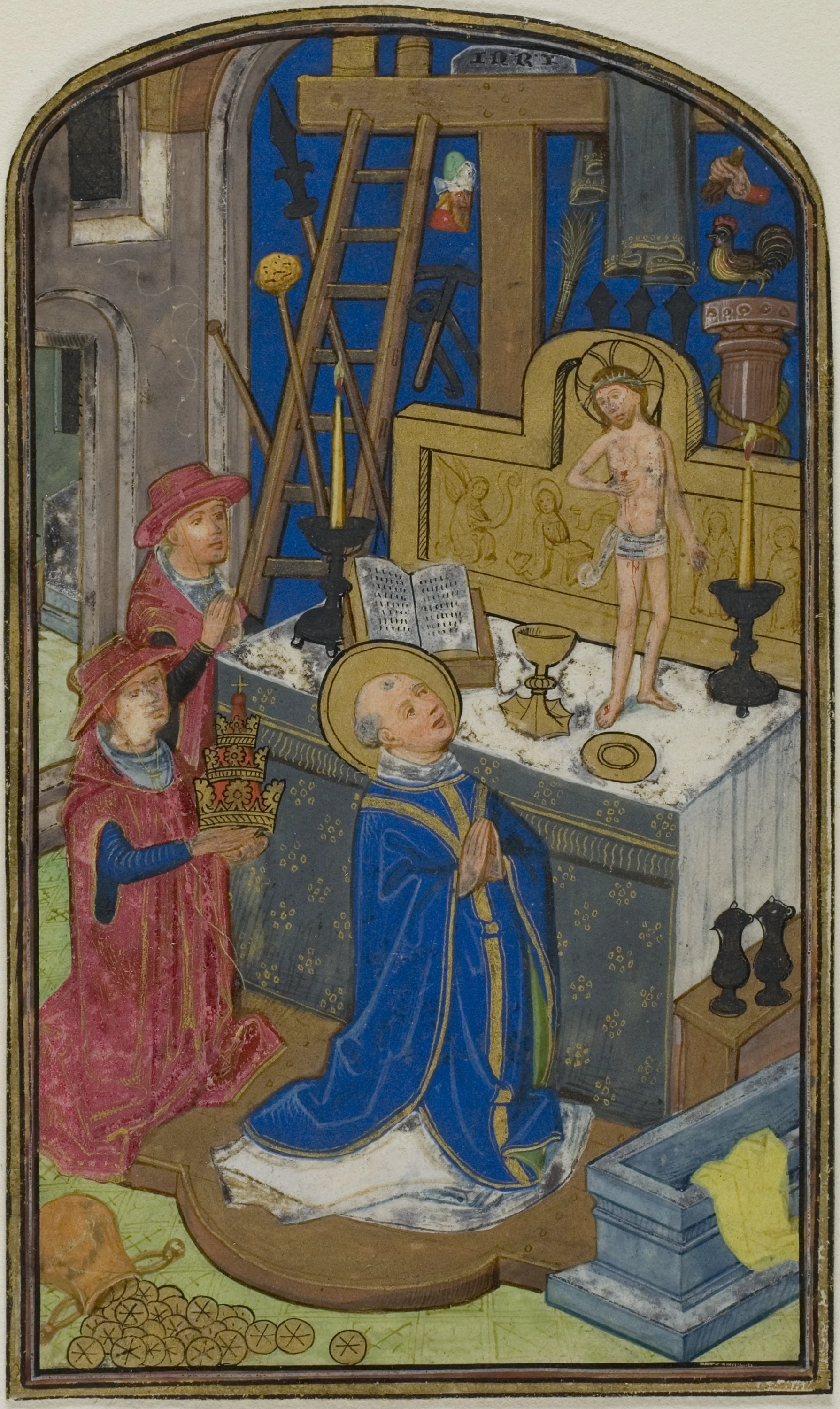 The Mass of St. Gregory, from a Book of Hours