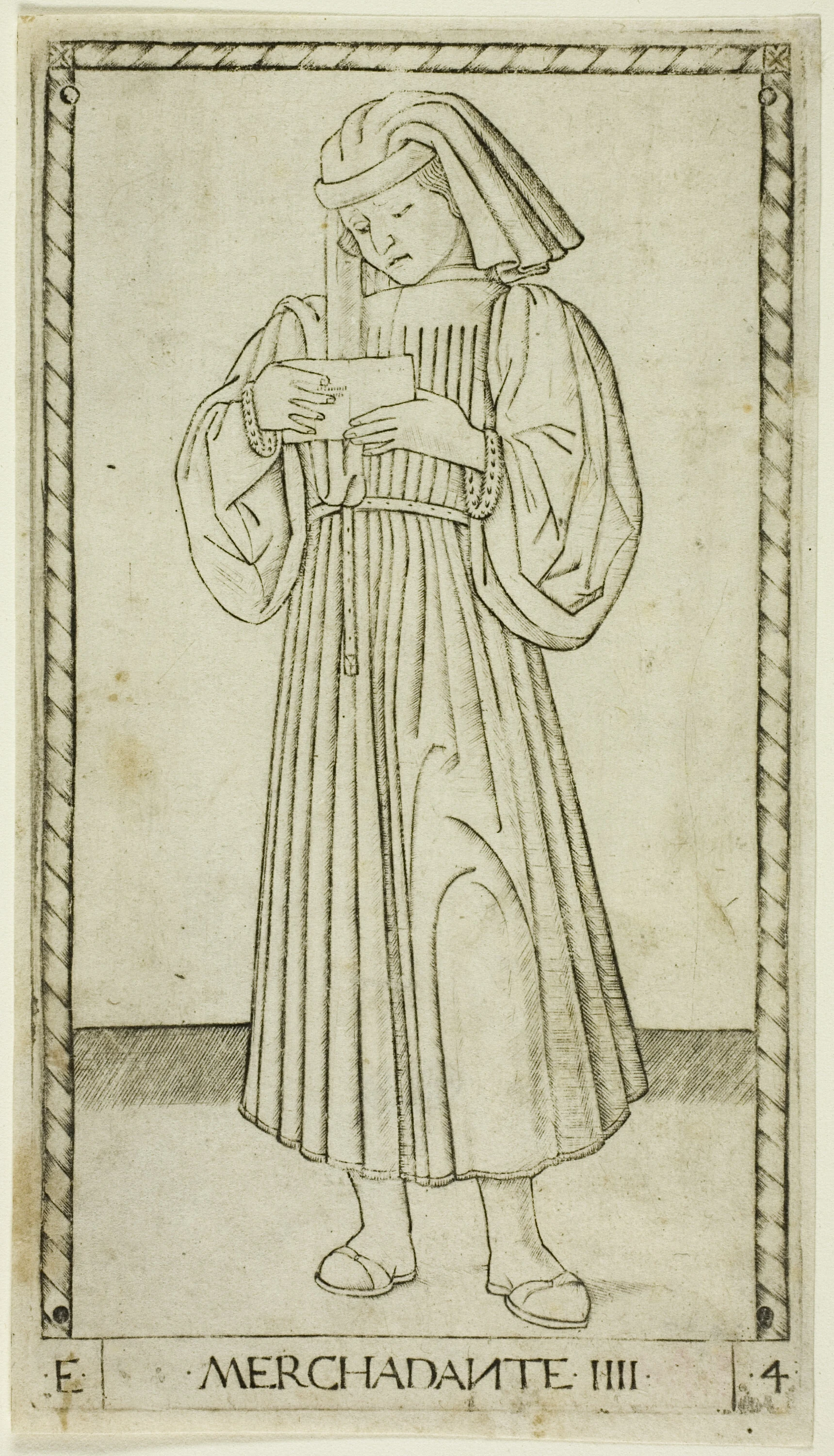 The Merchant, plate four from The Ranks and Conditions of Men