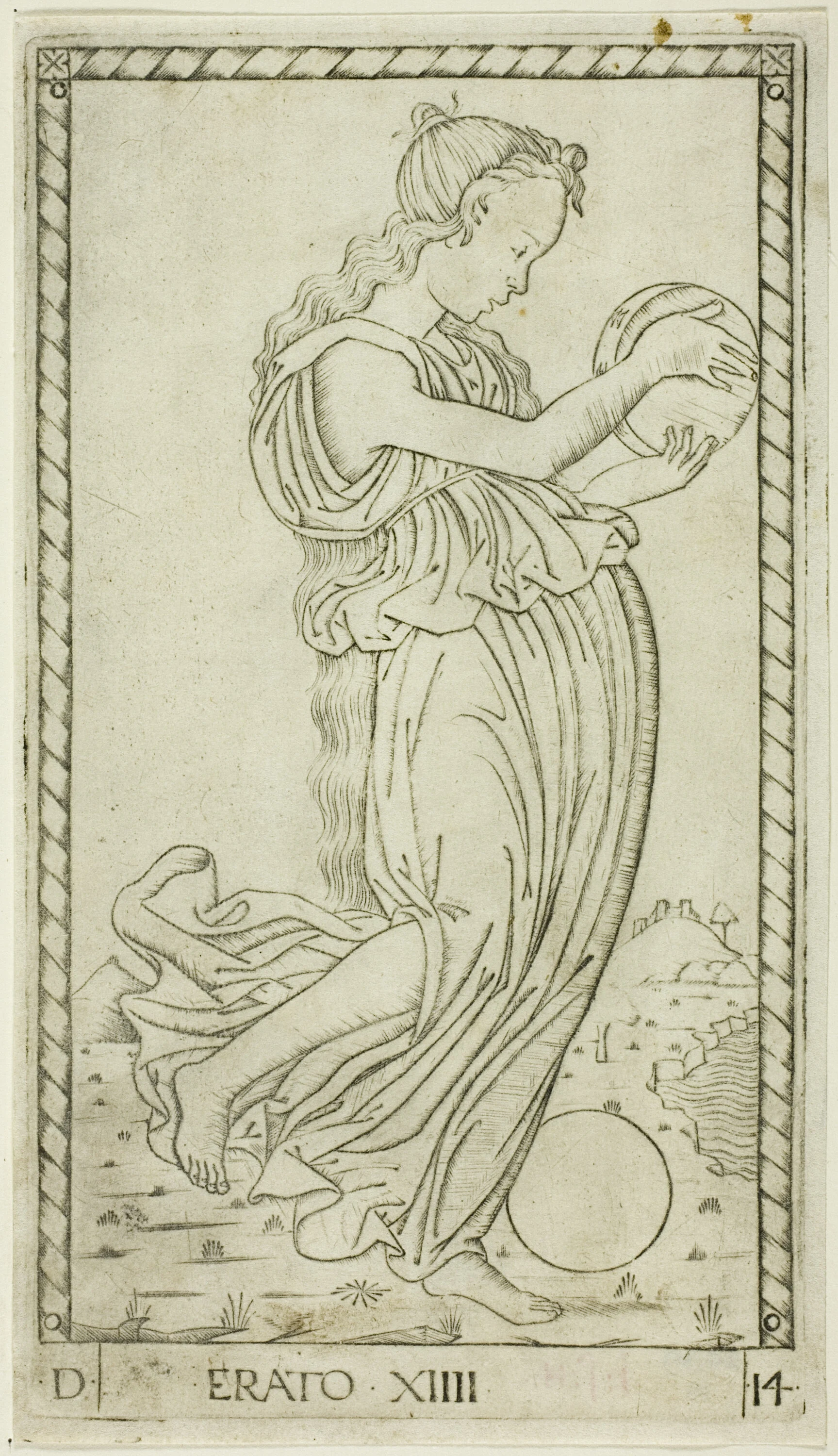 Erato, plate fourteen from Apollo and the Muses