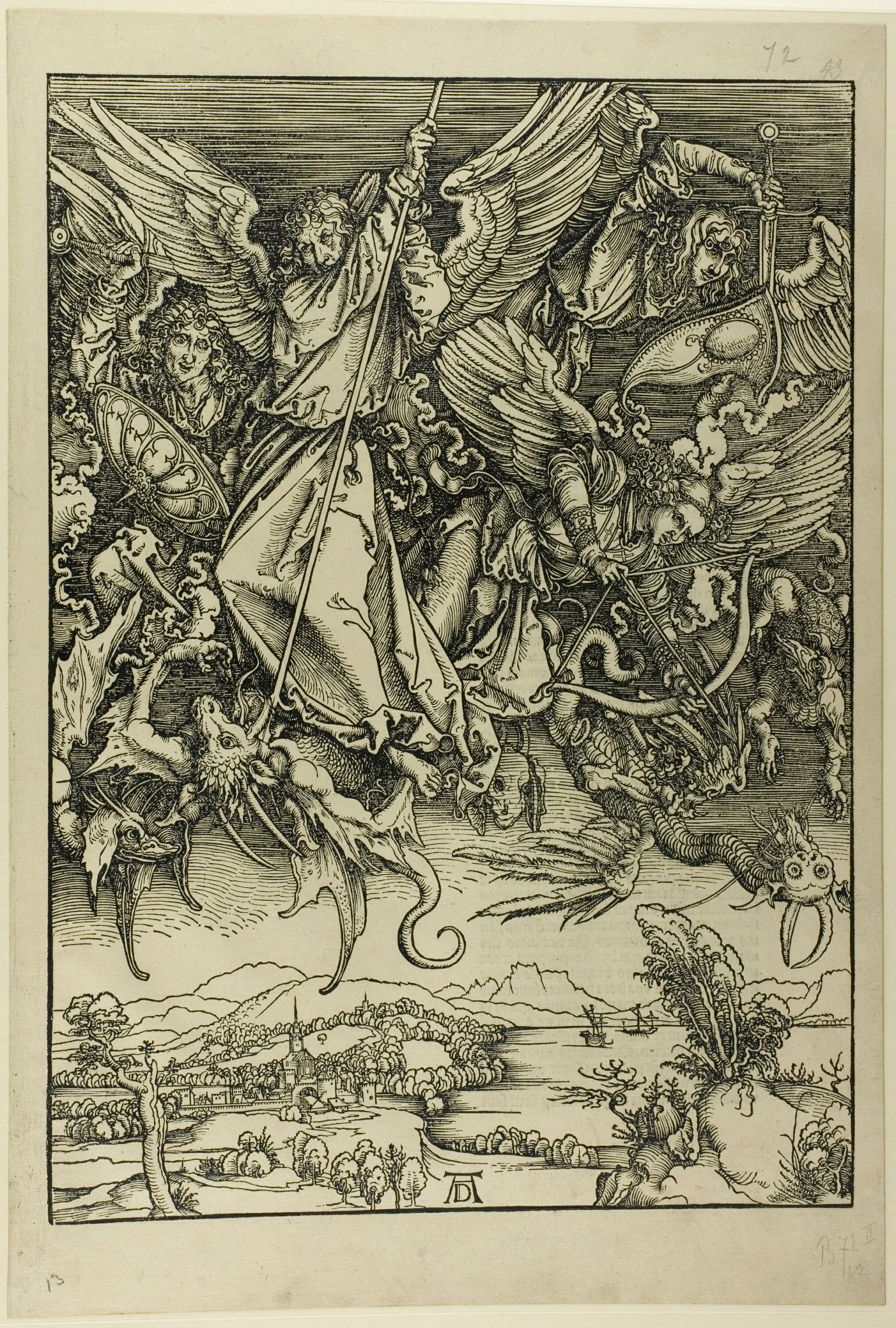 St. Michael Fighting the Dragon, from The Apocalypse