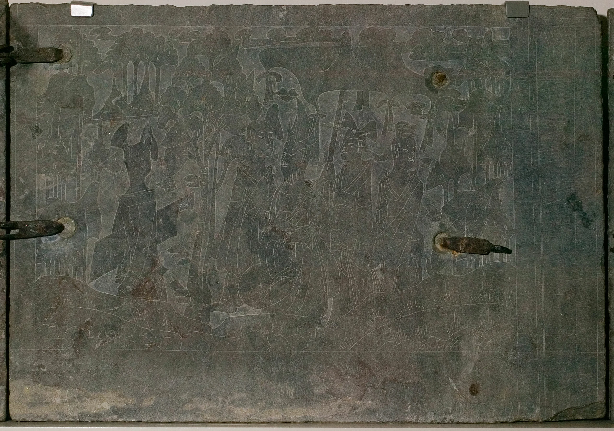 Panels from a Funerary Couch (Guanchuang)