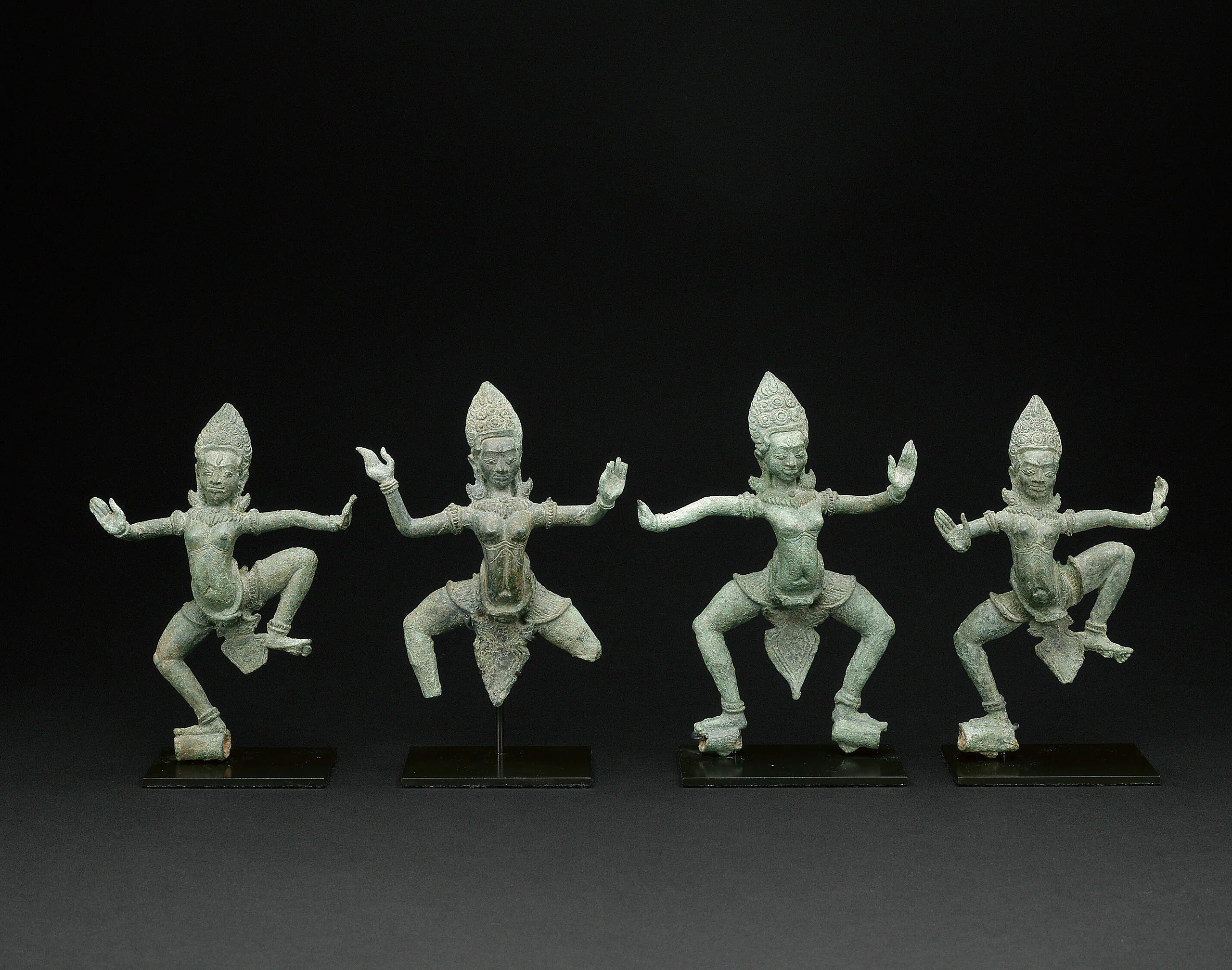 Group of Four Celestial Dancing Beauties