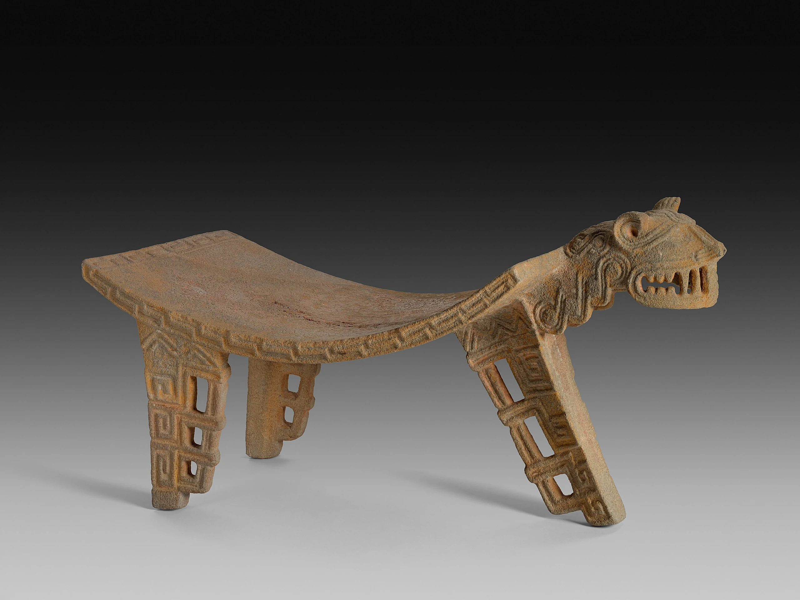 Ceremonial Grinding Table (Metate) in the Form of a Feline