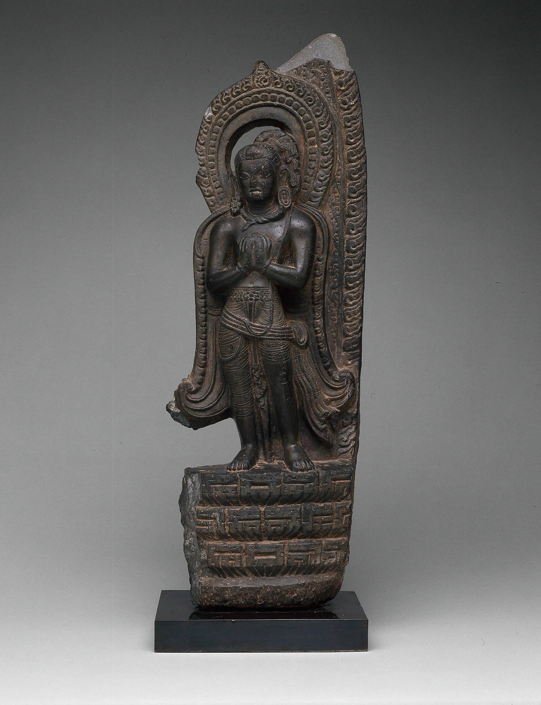 God Vishnu's Mount, Garuda, Standing with Hands in Gesture of Adoration (Anjalimudra)