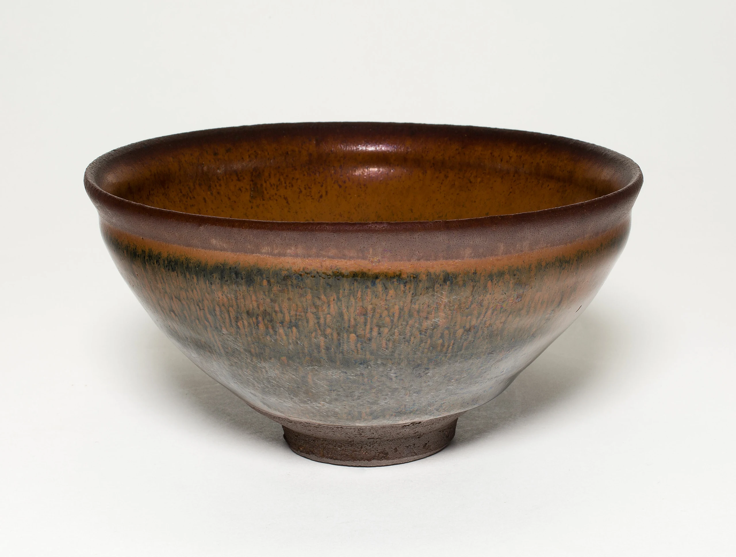 Tea Bowl with "Hare's fur" Glaze
