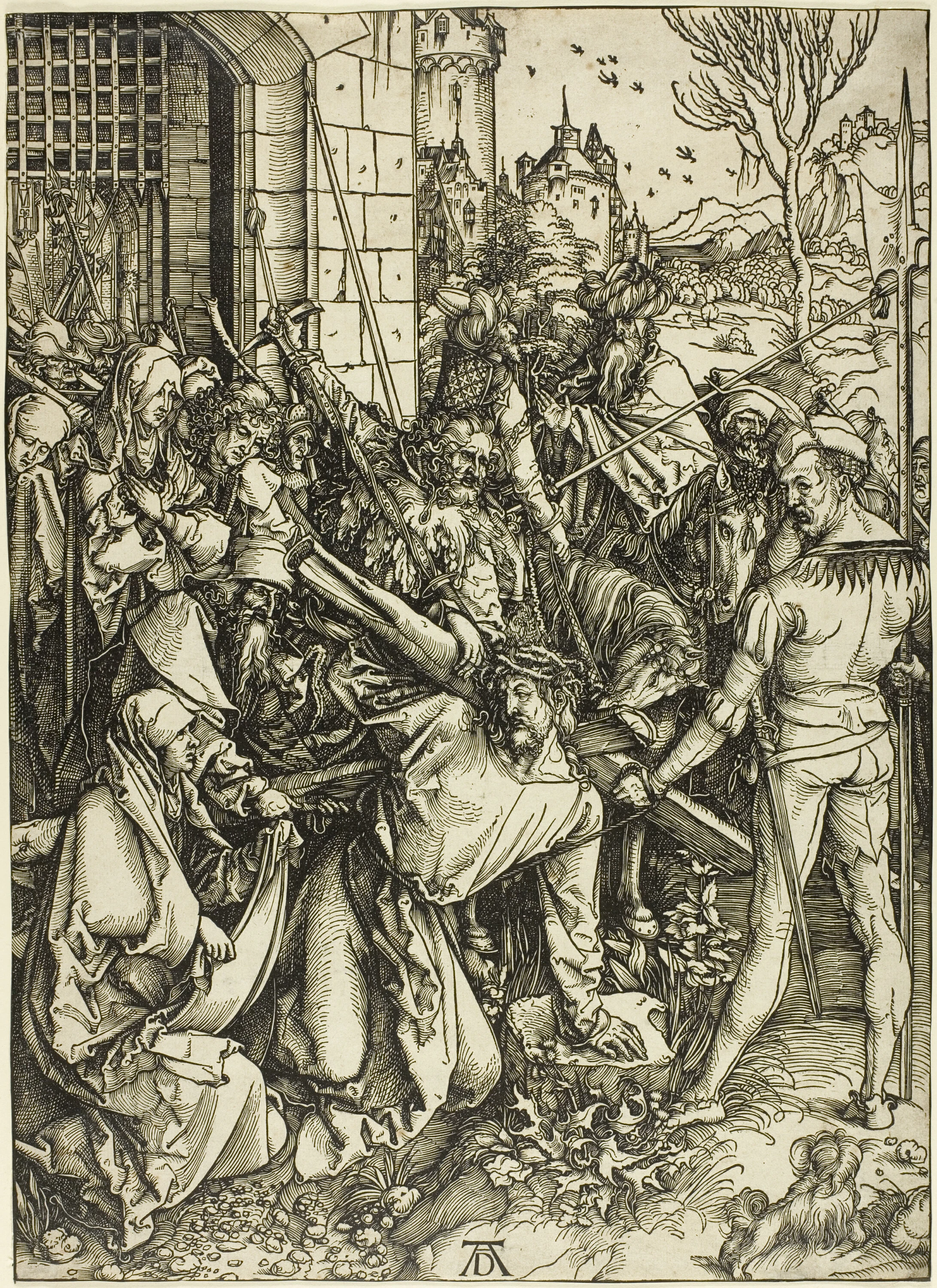 The Bearing of the Cross, from The Large Passion