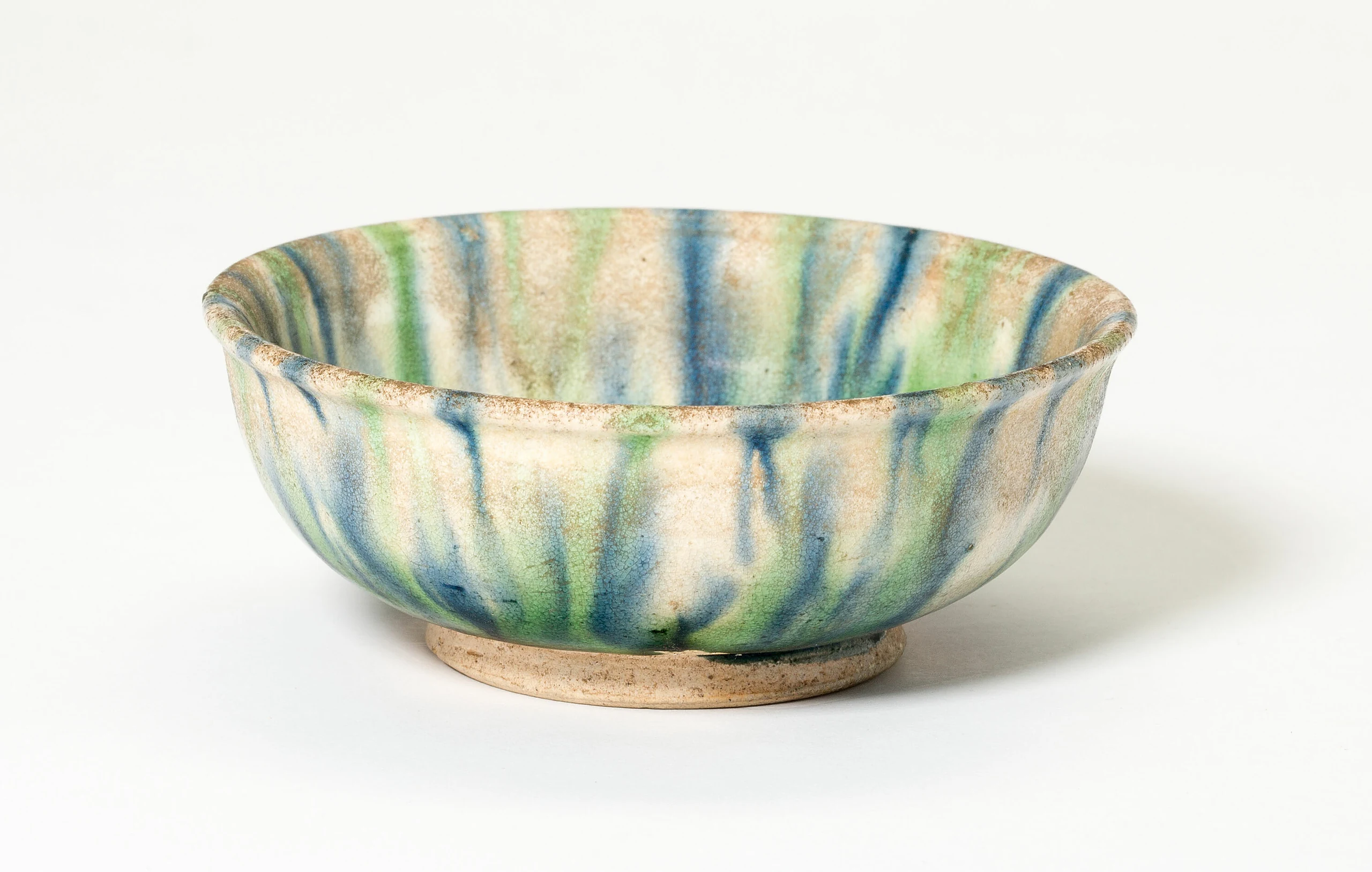 Bowl with Streak Pattern