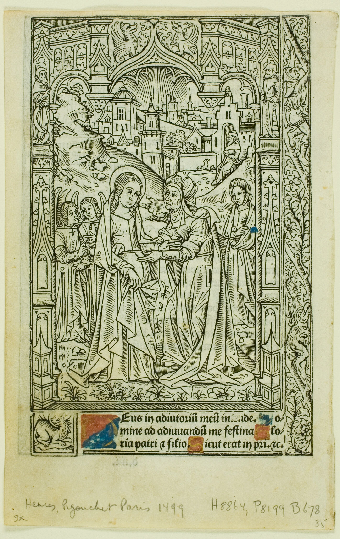 Visitation, from Book of Hours