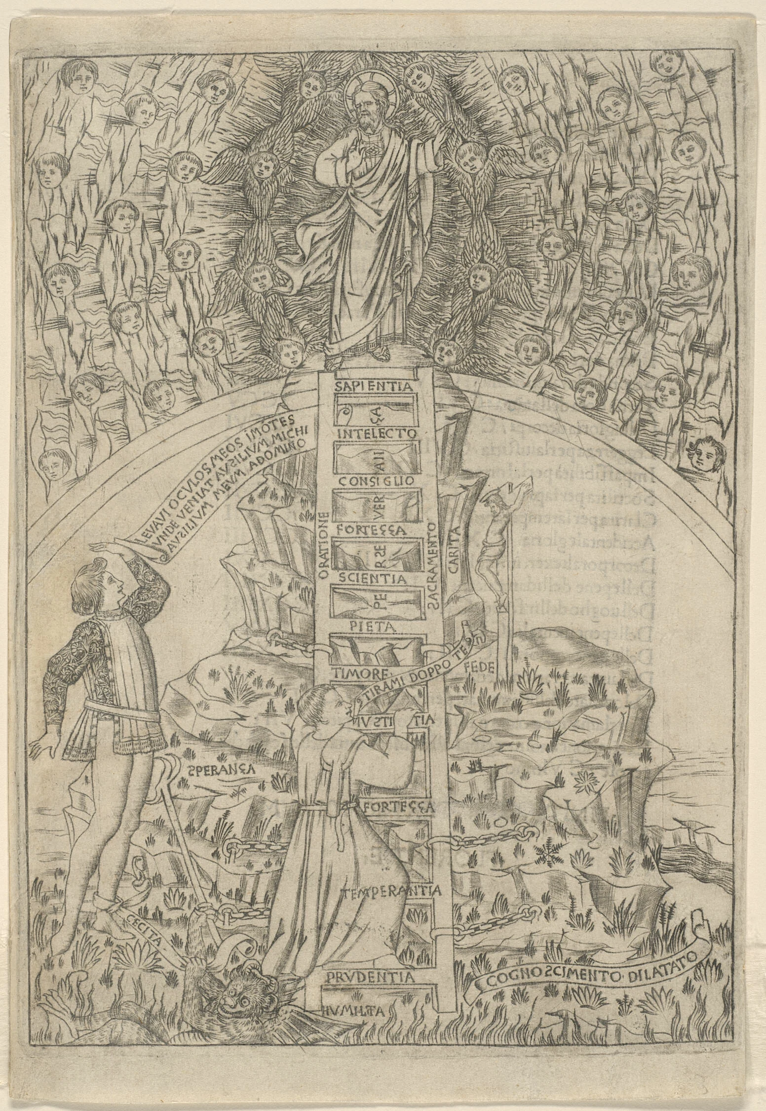 The Holy Mountain, folio 3 from The Holy Mountain (Monte Sancto di Dio)