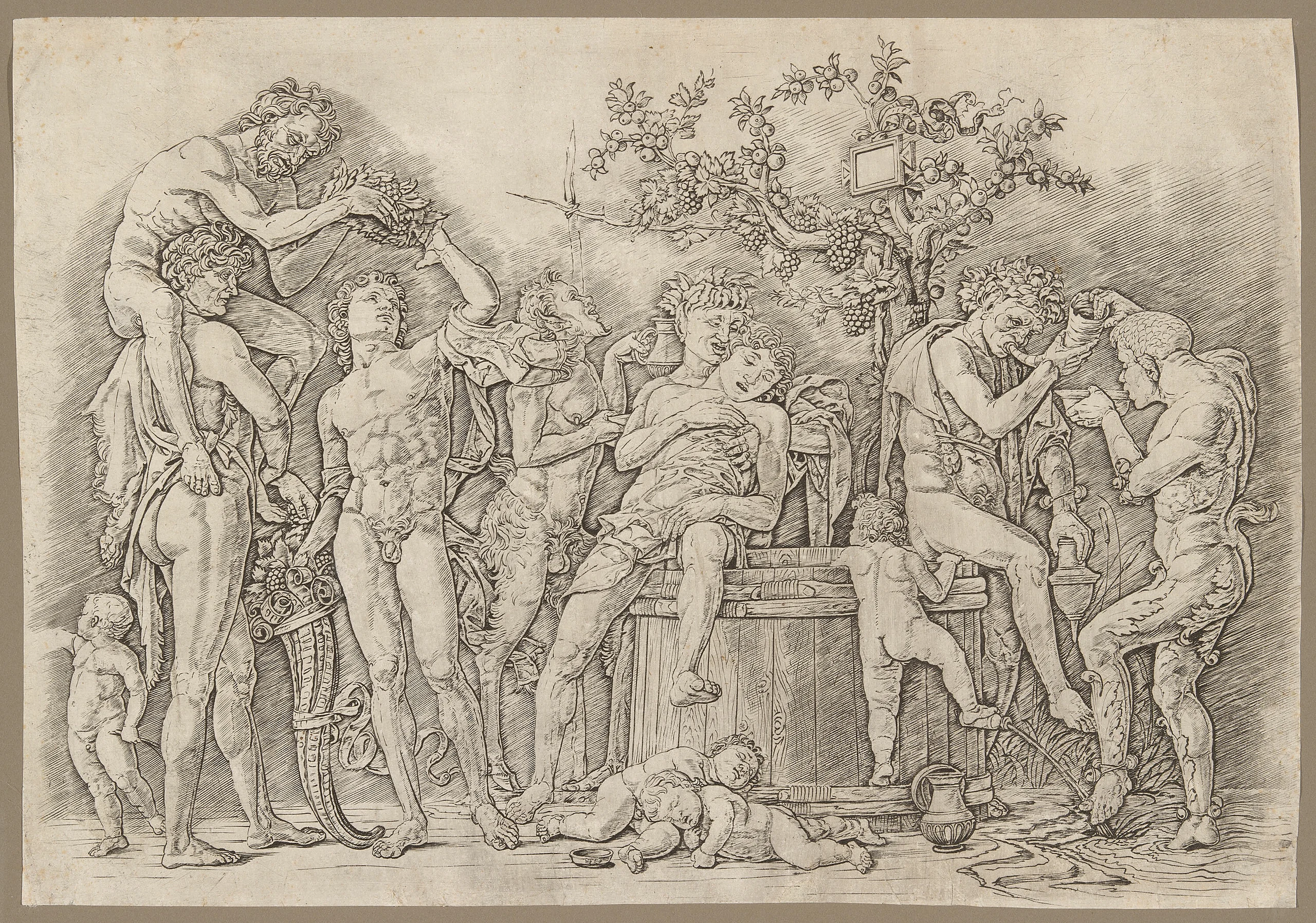 Bacchanal with a Wine Vat