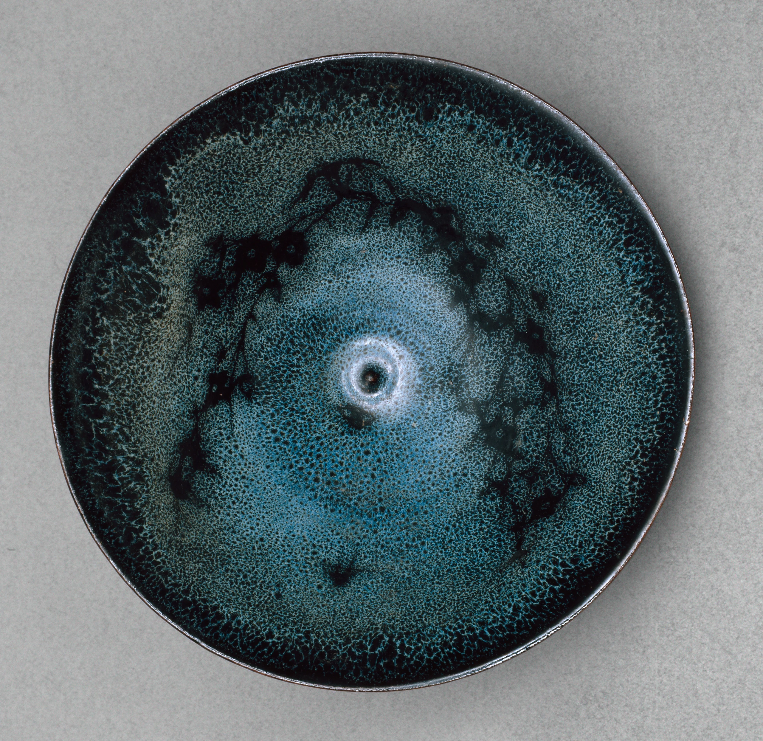 Conical Bowl with Blossoming Plum