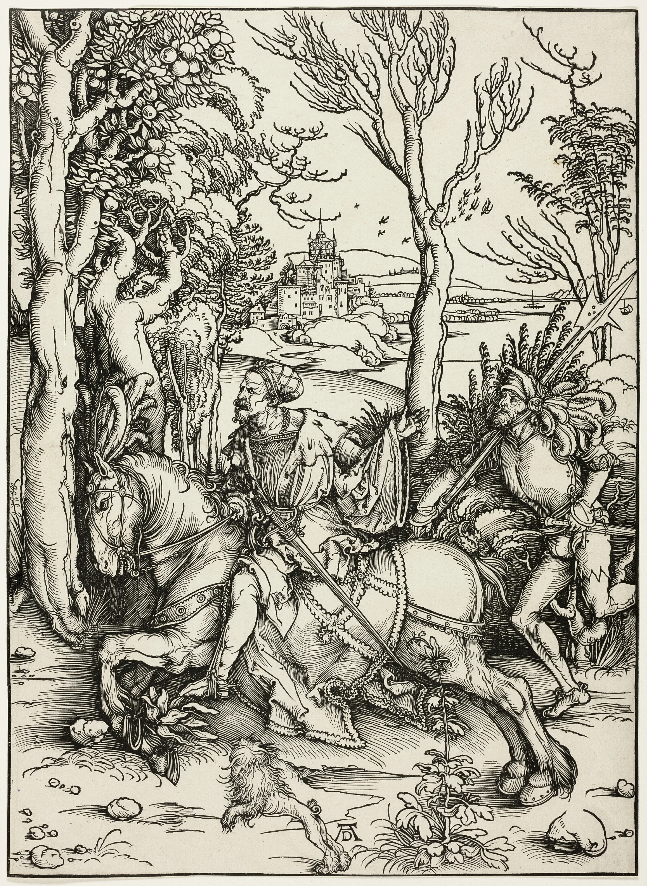 Knight and Landsknecht