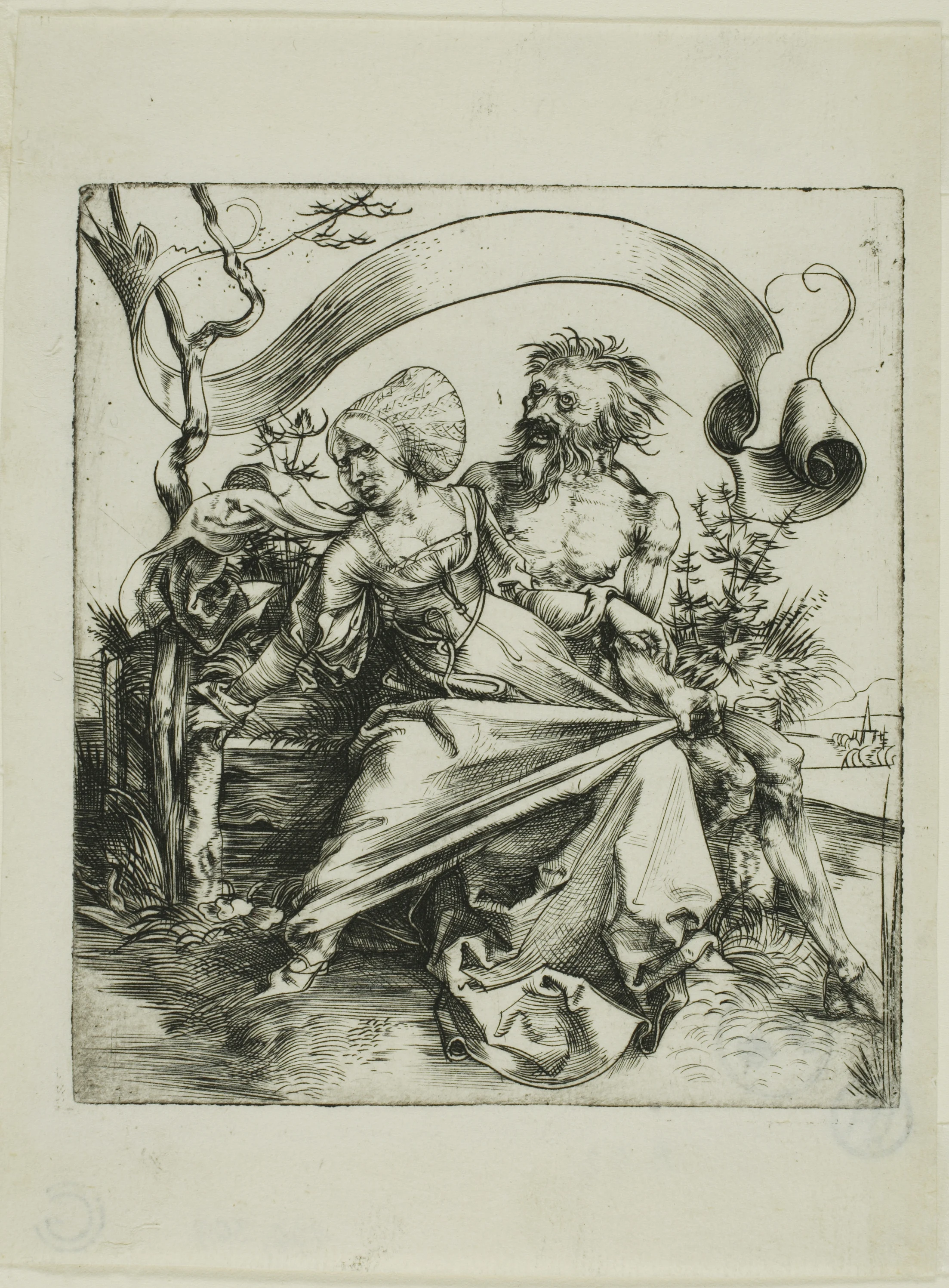 Young Woman Attacked by Death (The Ravisher)