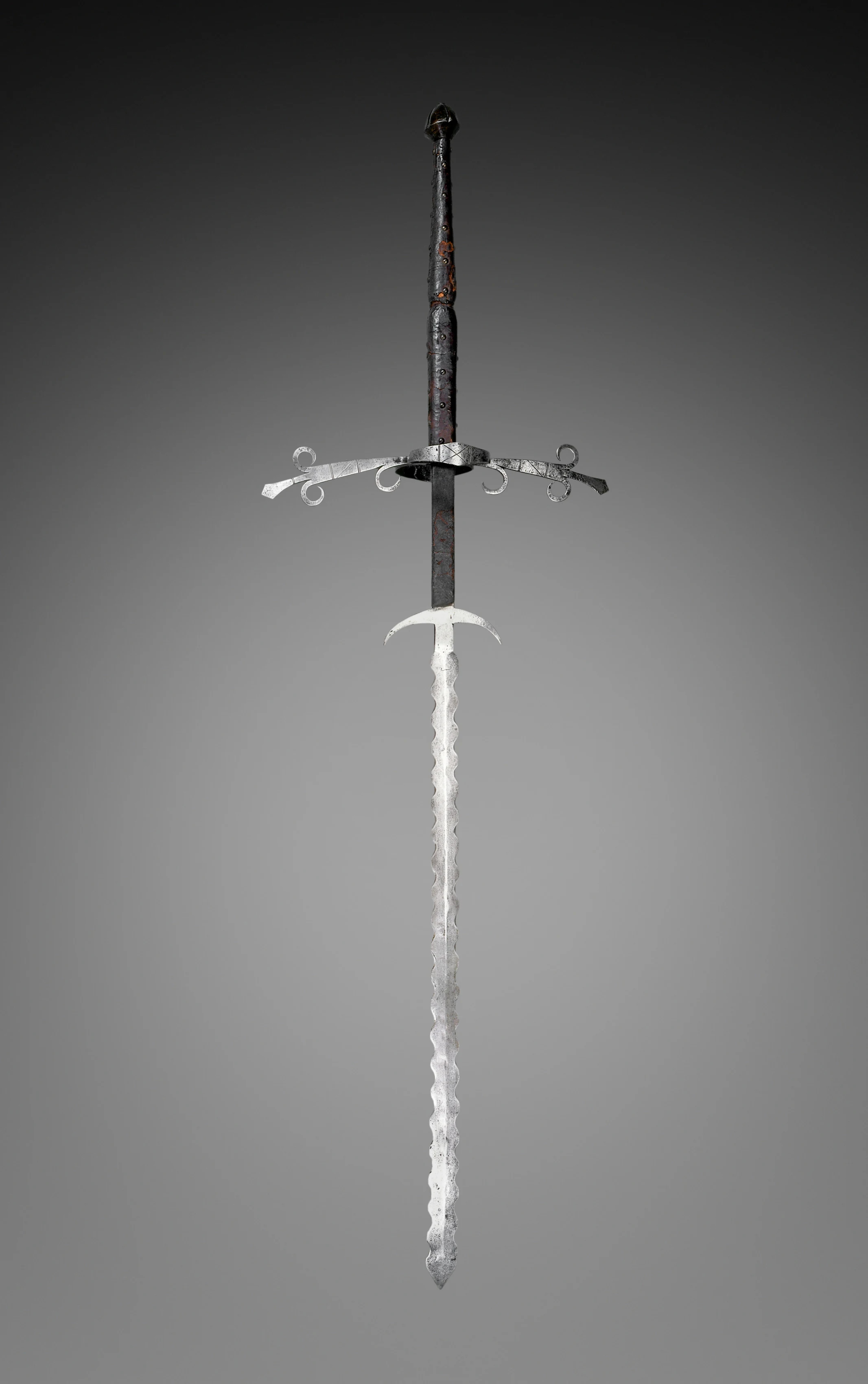 Two-Handed Sword with Flamboyant Blade
