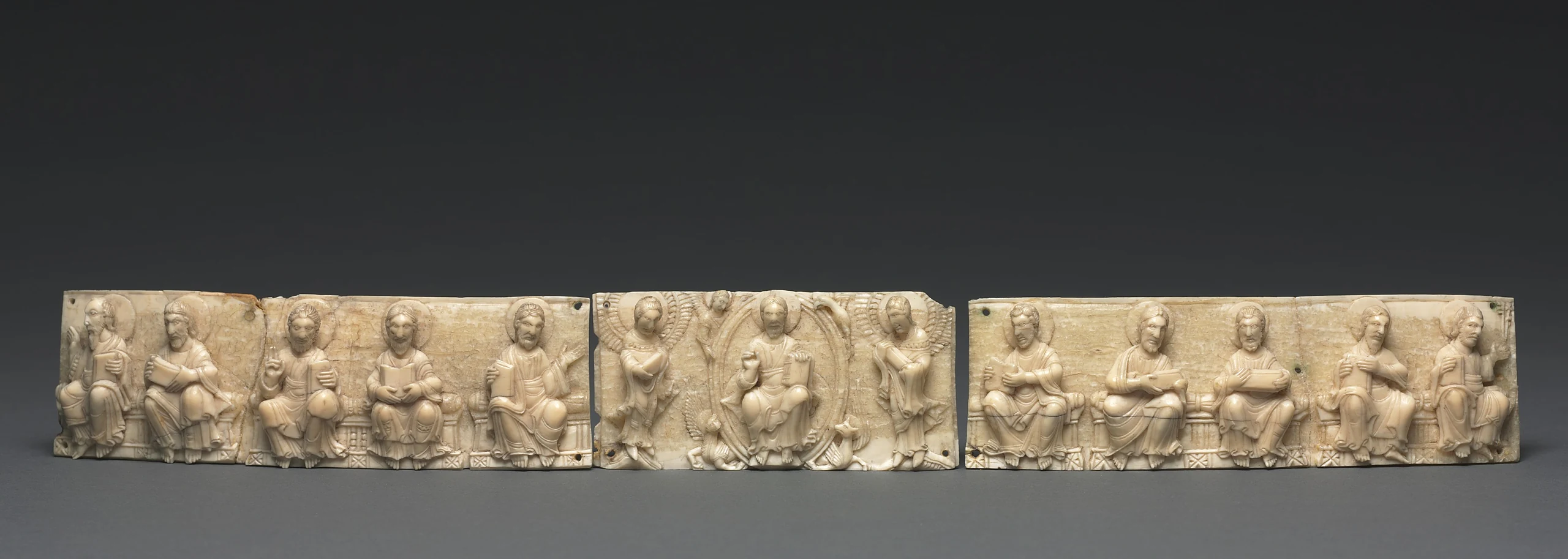 Plaque from a Portable Altar: Christ and the Apostles