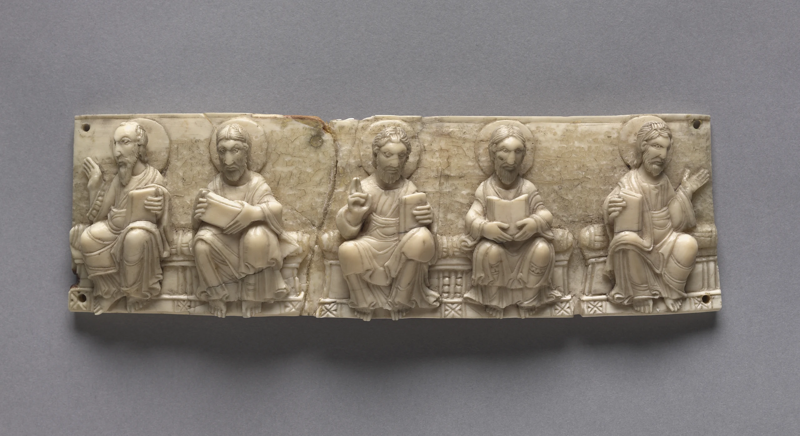 Plaque from a Portable Altar: Christ and the Apostles