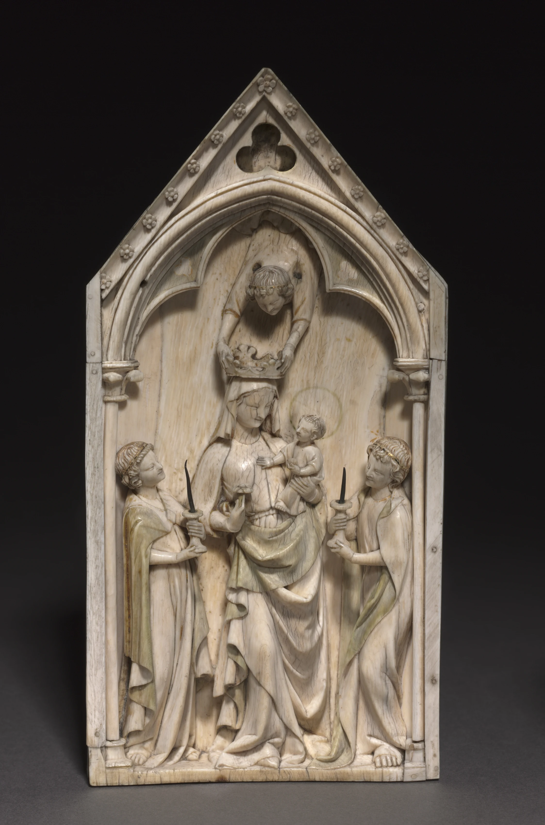 Plaque: The Virgin and Child with Angels
