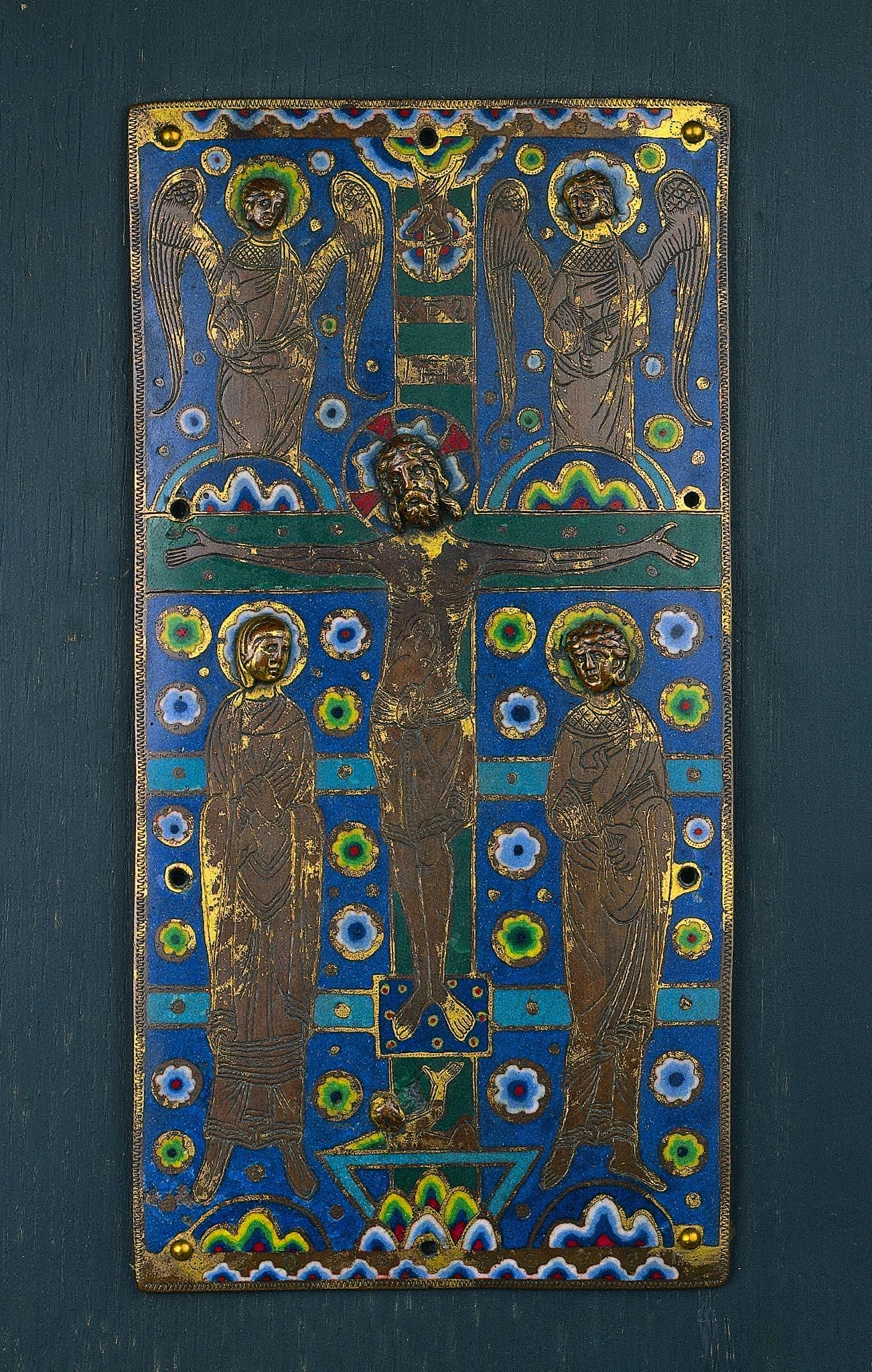 Plaque from a Book Cover with the Crucifixion