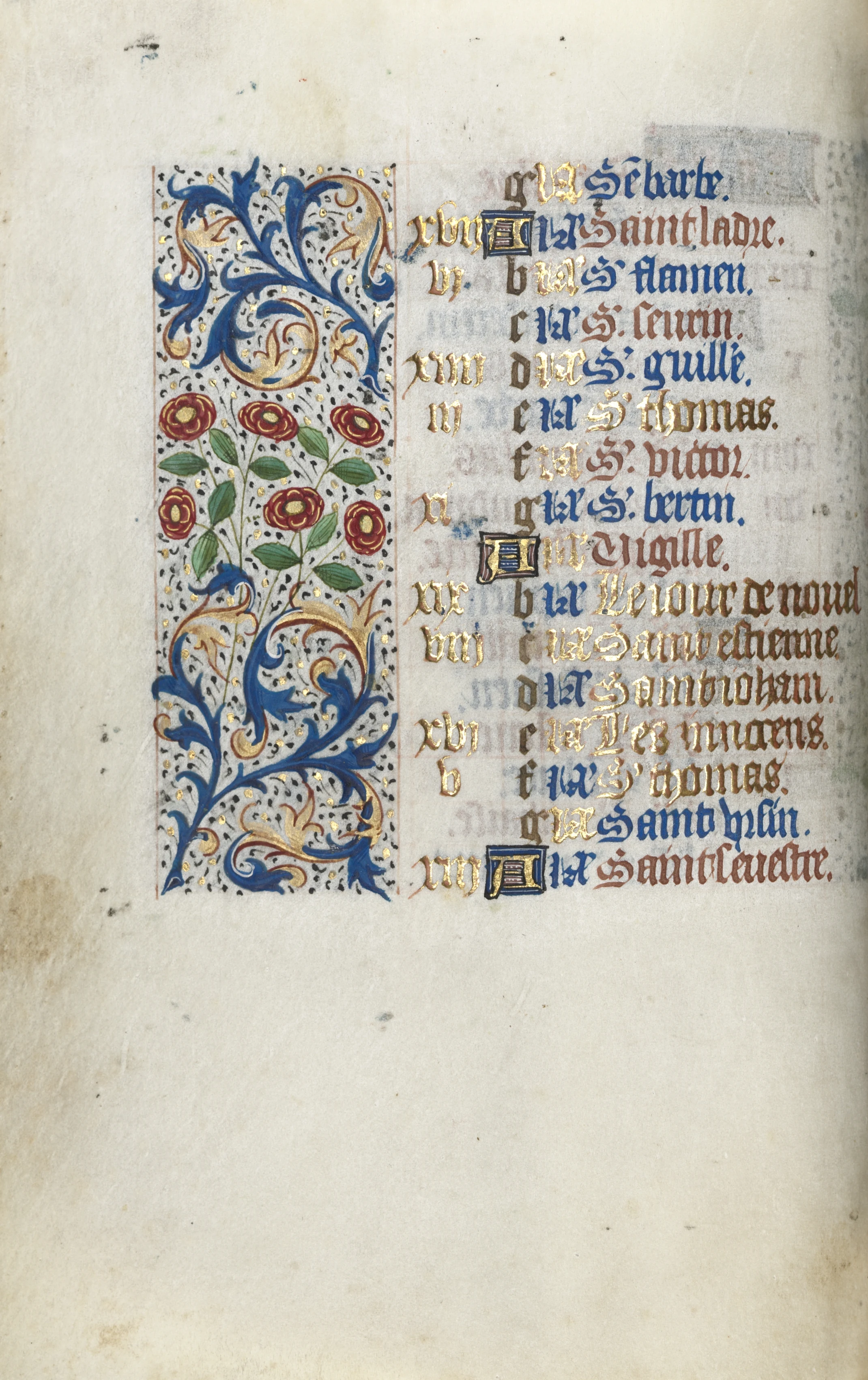 Book of Hours (Use of Rouen): fol. 12v